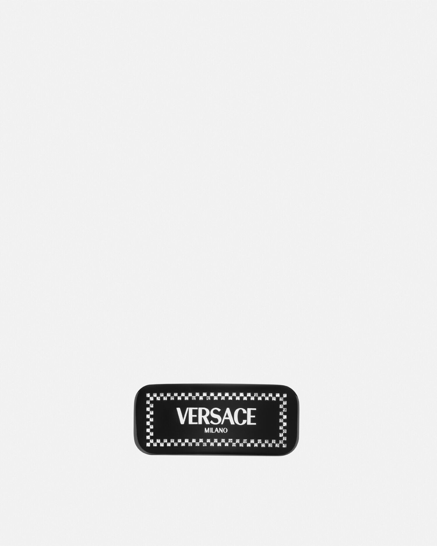 ジャンニ リボン ヘア クリップ ブラック | VERSACE JP