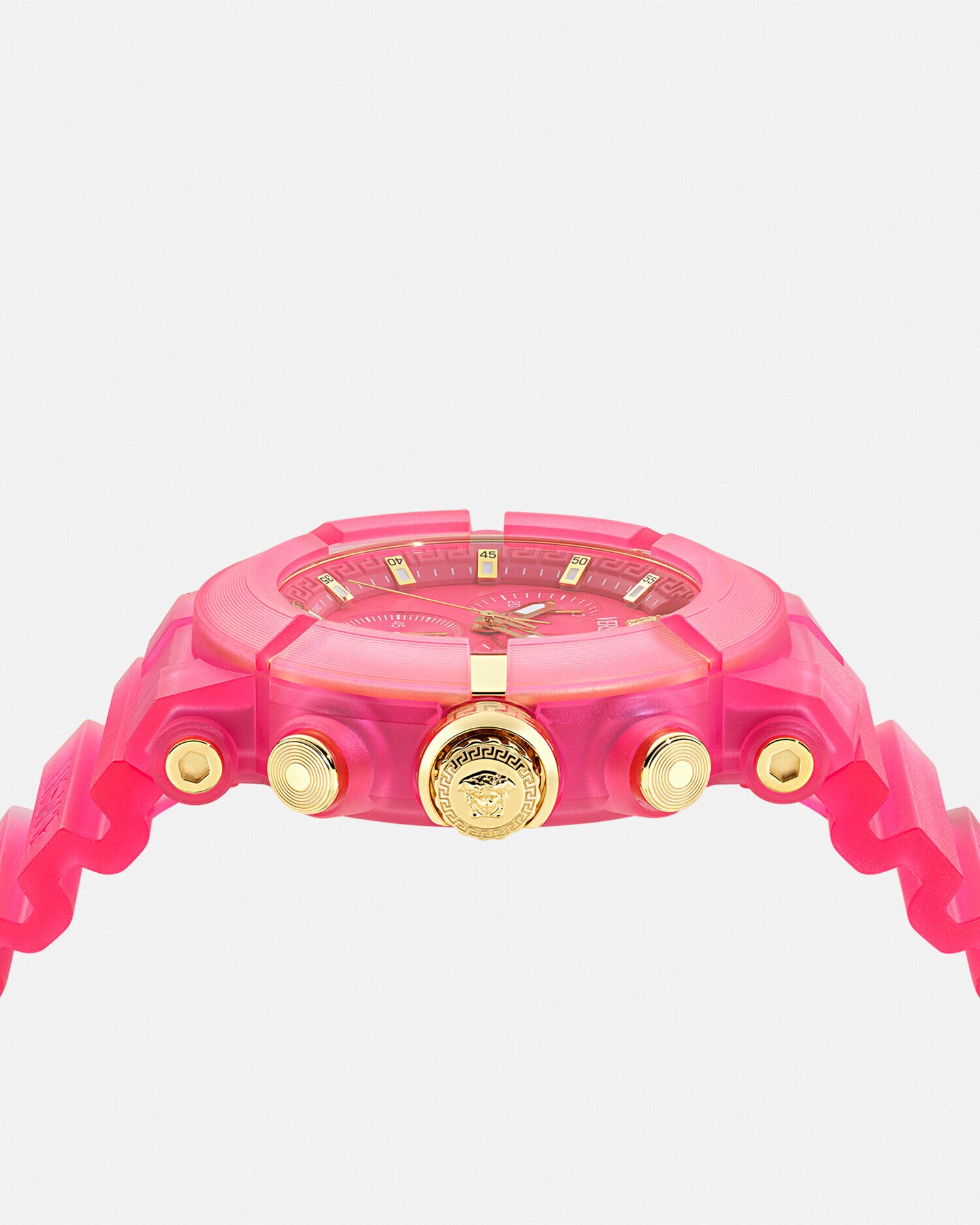 ウォッチ ヴェルサーチェ レアル アクティブ クロノ ピンク | VERSACE JP