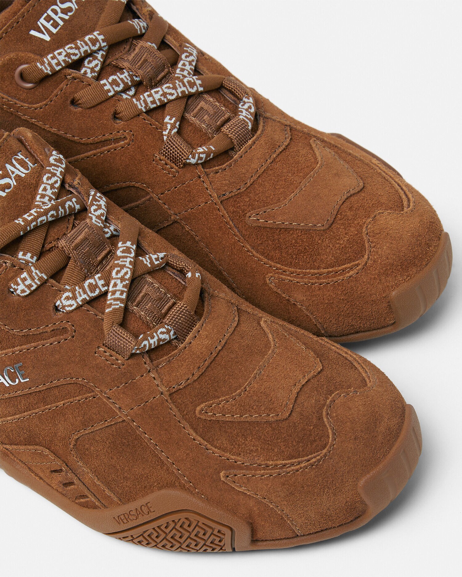 ガラクシア スエード スニーカー ブラウン | VERSACE JP