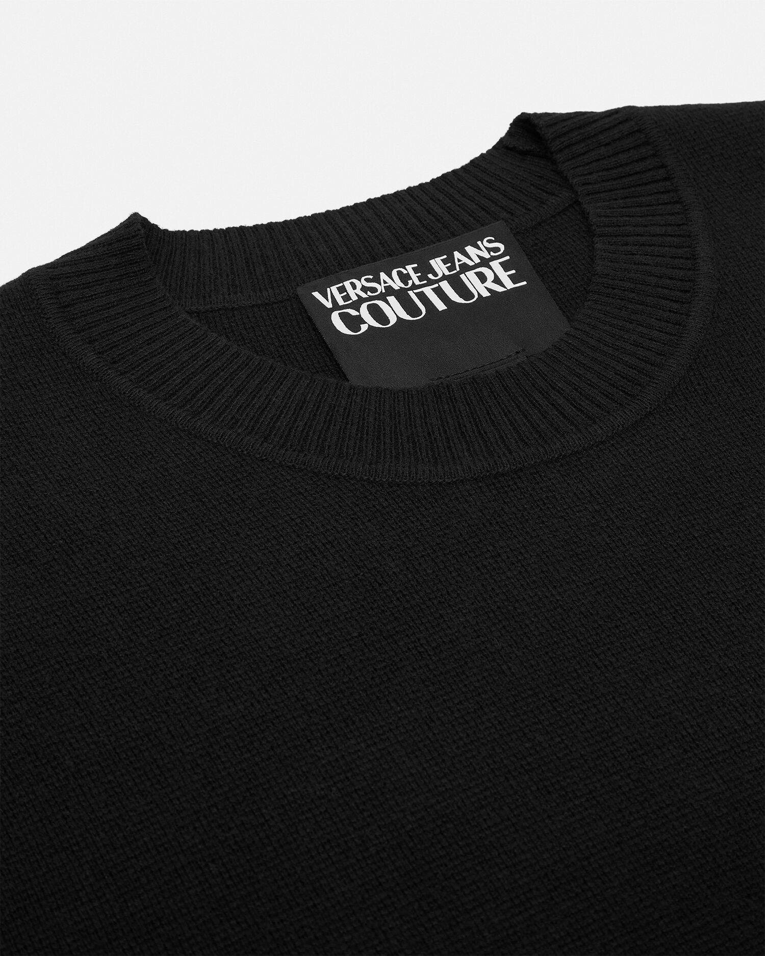 スリムフィット セーター レターV エンブレム | VERSACE JP