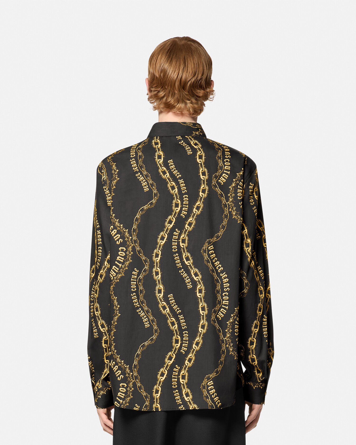 レギュラー フィット シャツ チェーン クチュール | VERSACE JP