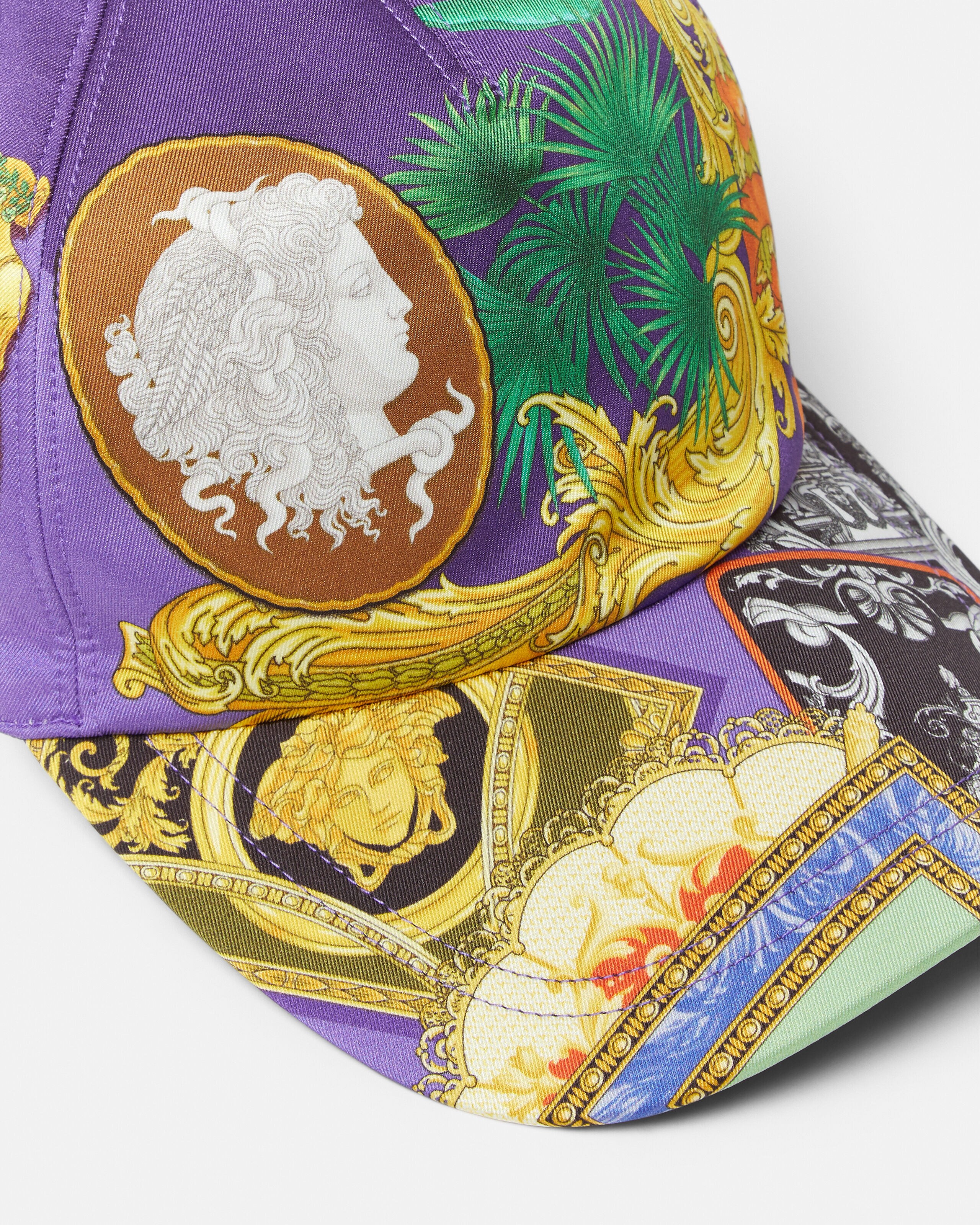 プリント ツイル ベースボール キャップ プリント | VERSACE JP