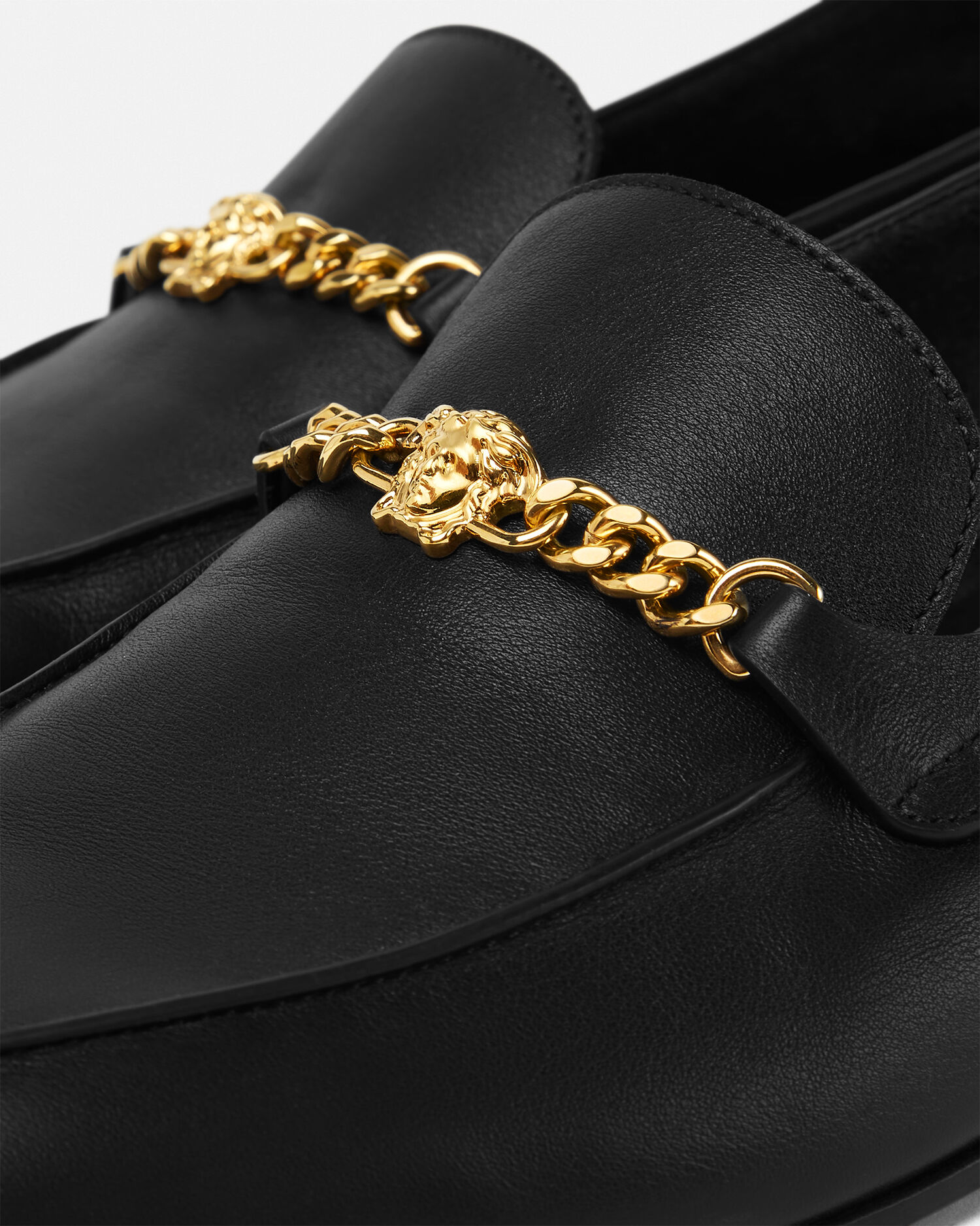 メドゥーサ レザー ローファー | VERSACE JP