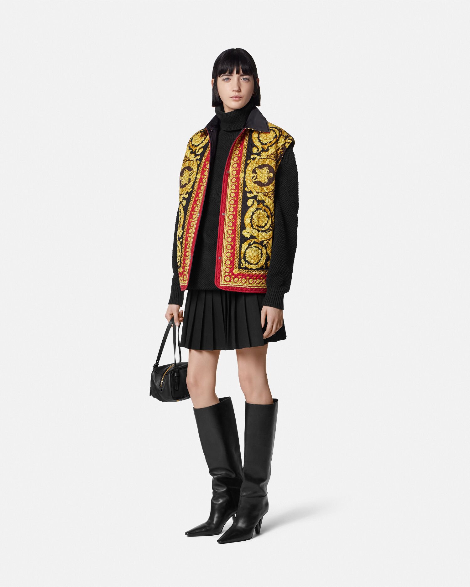 プリーツ ミニ スカート | VERSACE JP