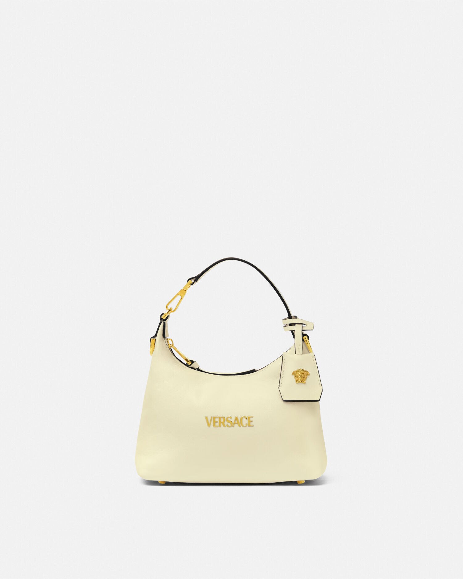 VERSACE Hobo ホーボー ハンドバッグ ヴェルサーチェ タグ ホーボー バッグ ヴェルサーチェ タグ イエロー | VERSACE JP