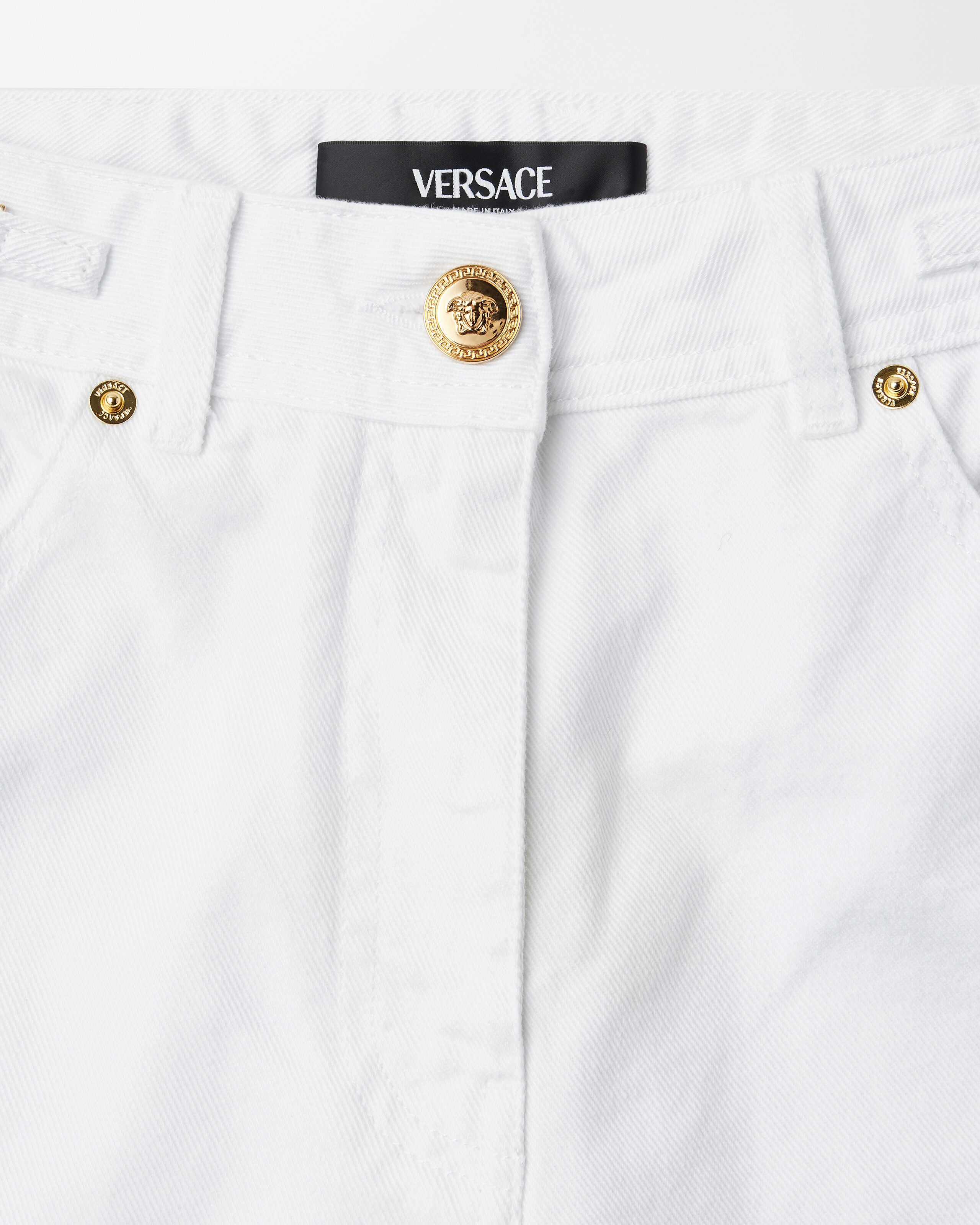 レギュラー ジーンズ ホワイト | VERSACE JP