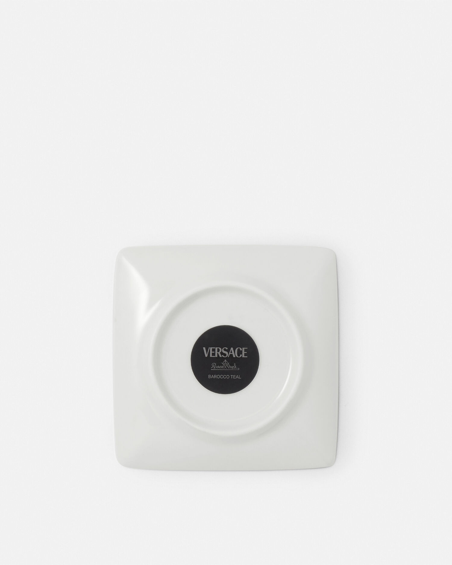 バロッコ ティール スモール スクエア プレート 12 cm ブルー | VERSACE JP