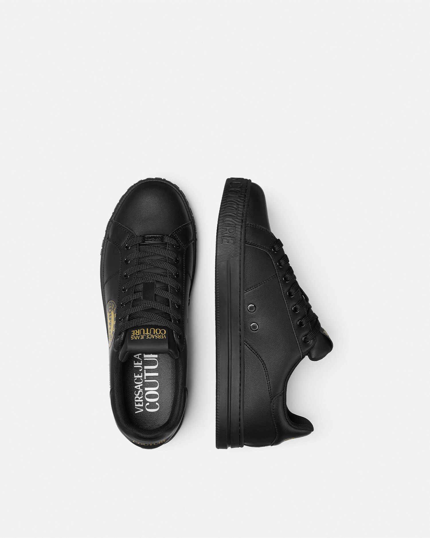 関税負担なし☆VERSACE JEANS コート 88 ロゴ スニーカー ロゴ コート 88 スニーカー | VERSACE JP