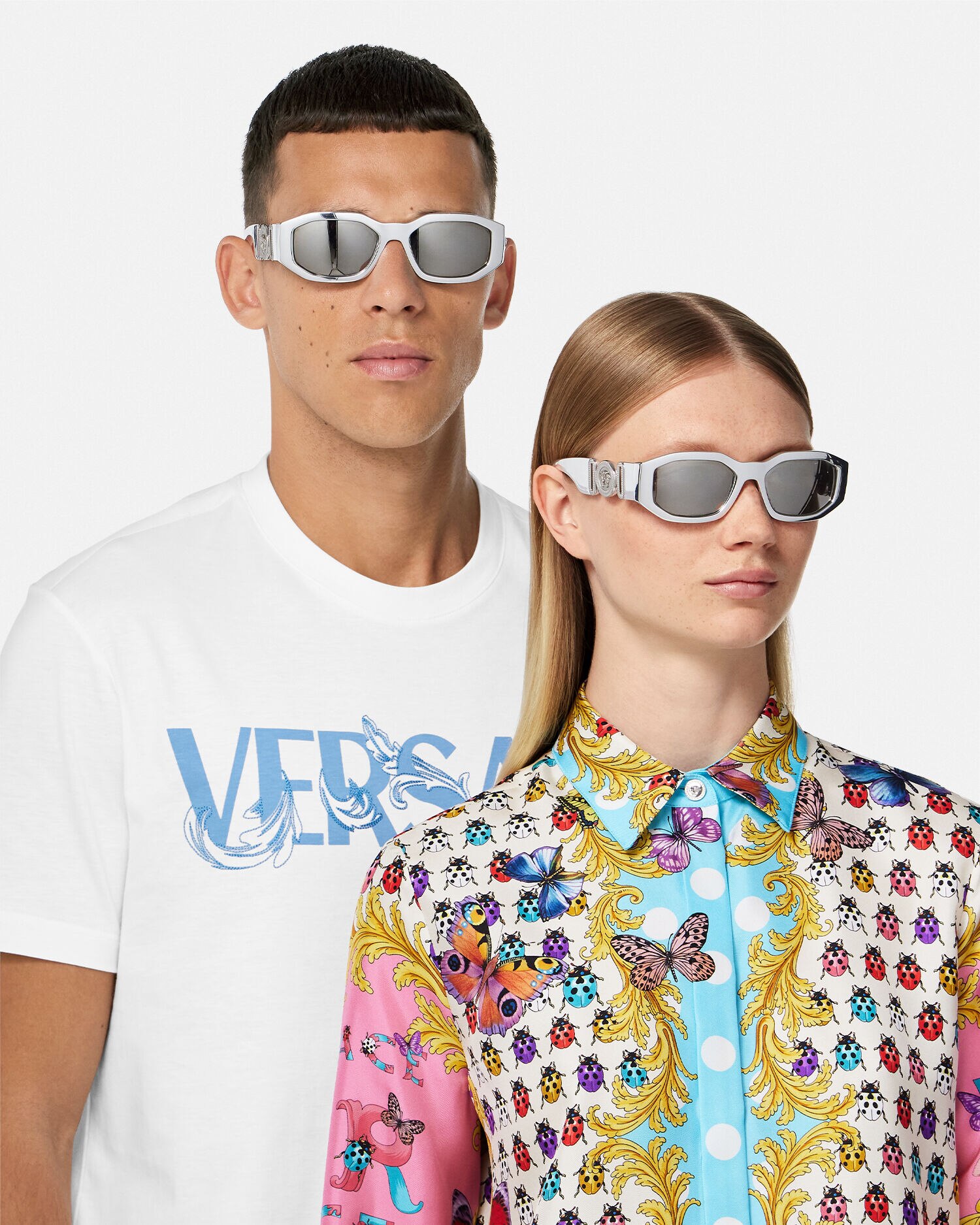 メドゥーサ ビギー クロム サングラス シルバー | VERSACE JP