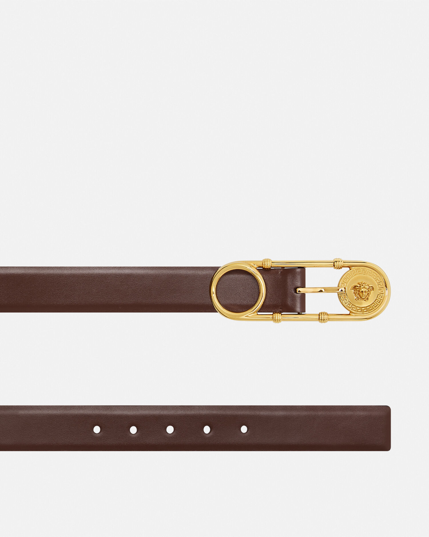 セーフティー ピン レザー ベルト 3cm | VERSACE JP