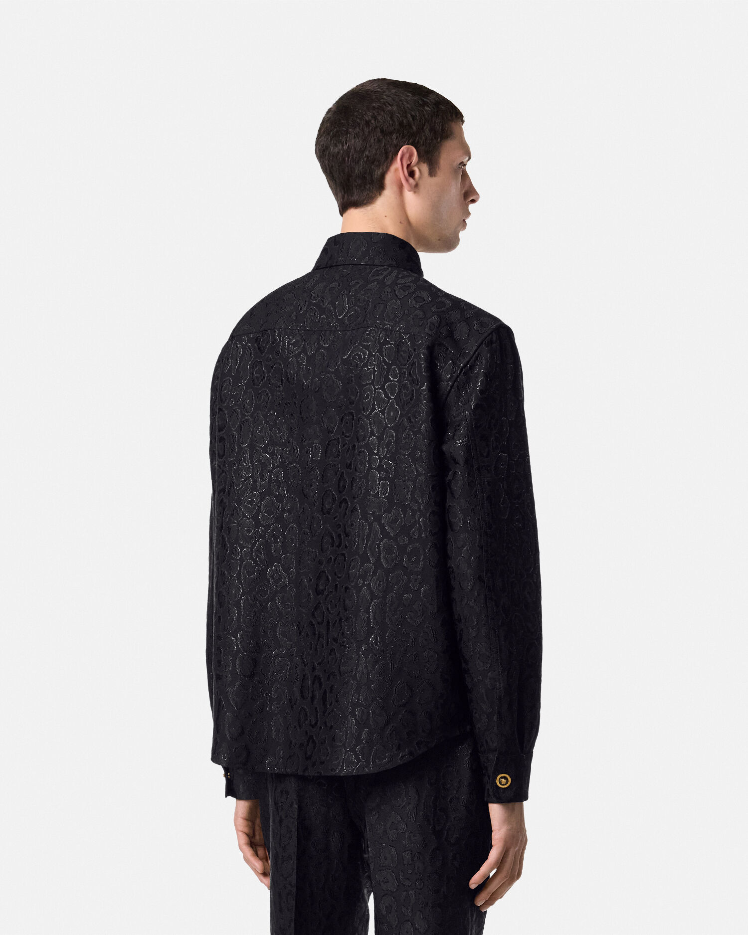 ジャカード オーバーシャツ レオパード | VERSACE JP ジャカード オーバーシャツ レオパード | VERSACE JP