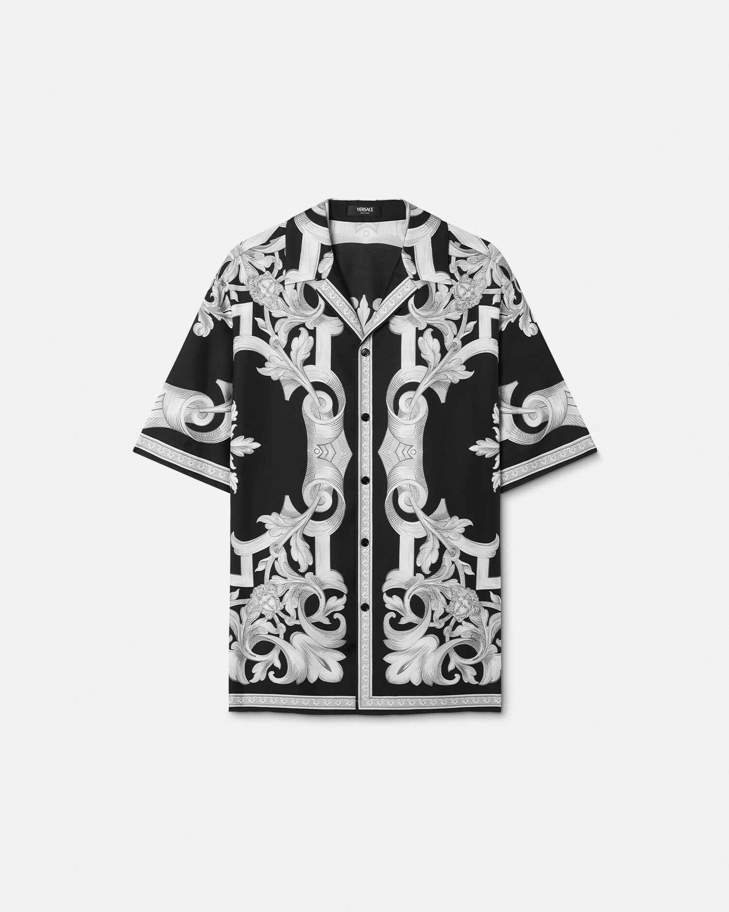 シルク シャツ アーキテクチュラル バロック | VERSACE JP