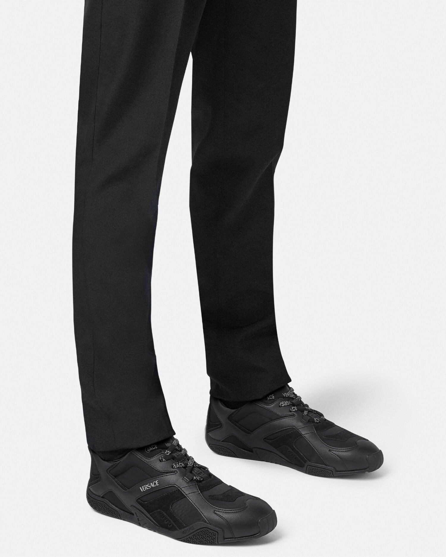 ガラクシア レザー スニーカー | VERSACE JP