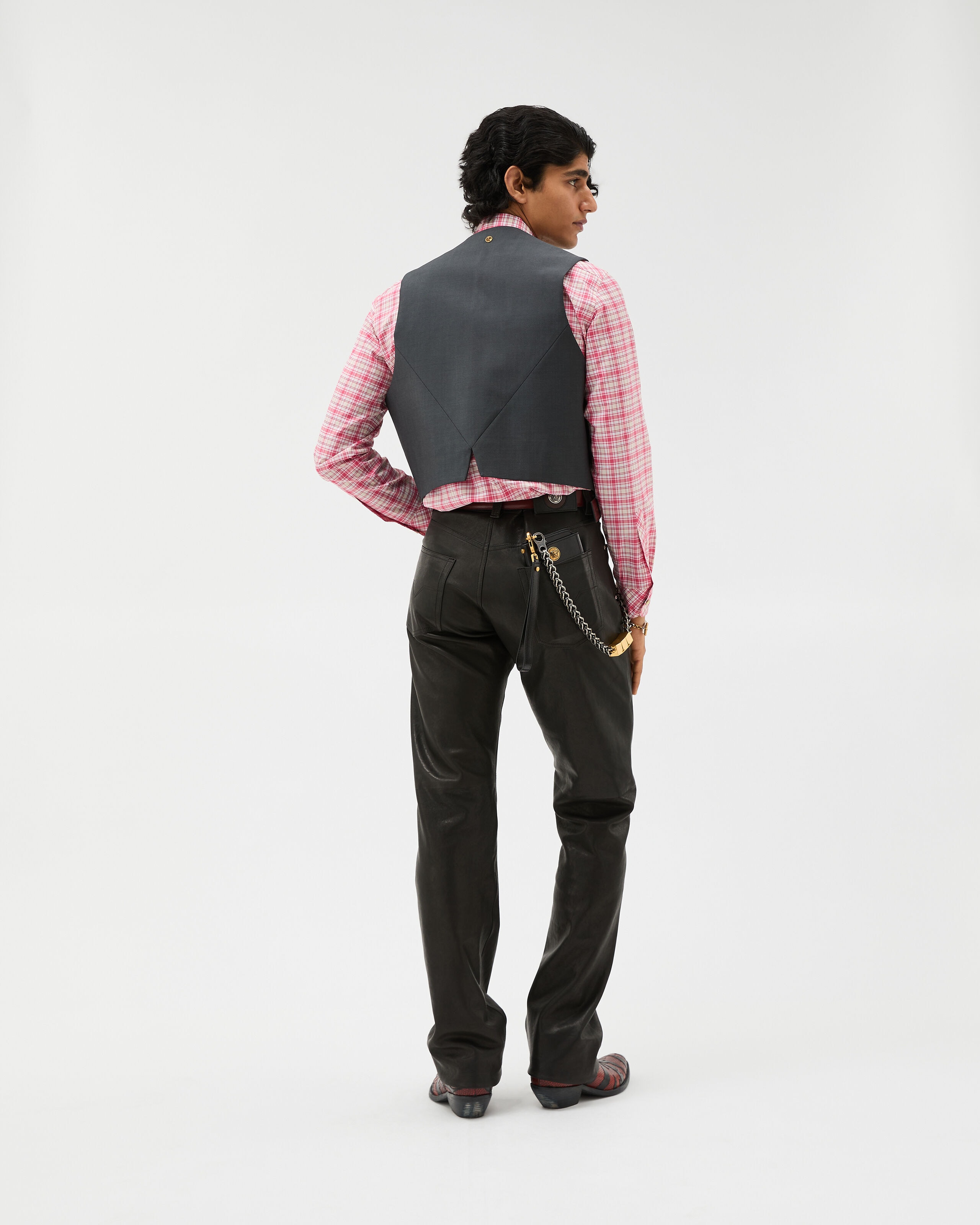 レザー パンツ | VERSACE JP