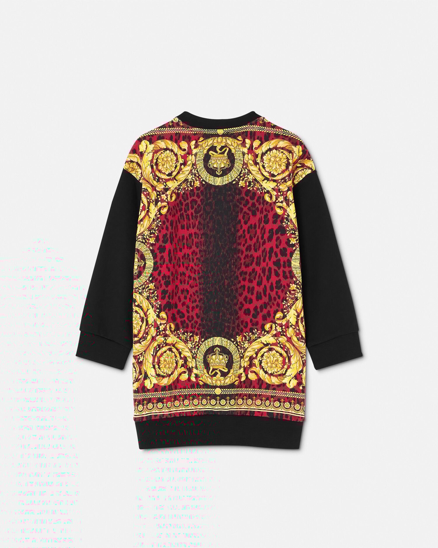 キッズ スウェットシャツ ドレス ハウス オブ ヴェルサーチェ ブラック | VERSACE JP