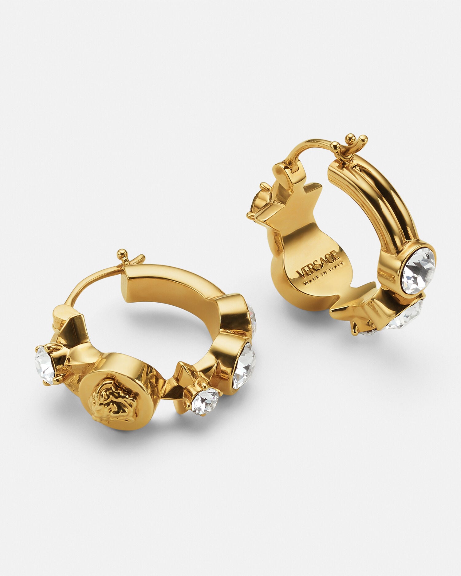 クリスタル イヤリング メドゥーサ スター | VERSACE JP