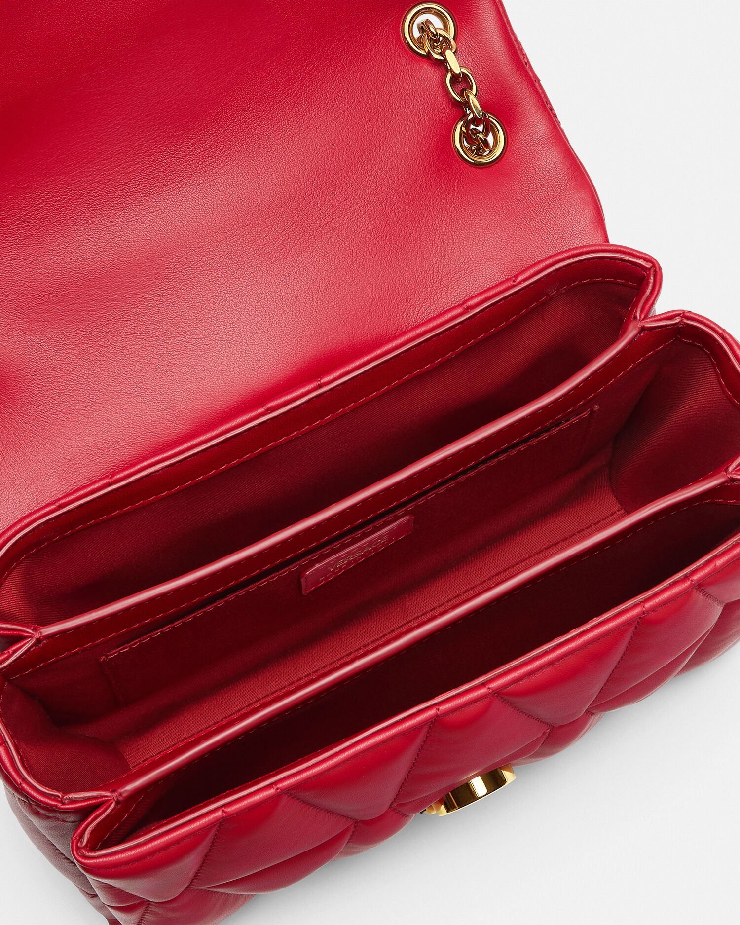 Kleio キルティング ショルダーバッグ レッド | VERSACE JP Kleio キルティング ショルダーバッグ レッド | VERSACE JP
