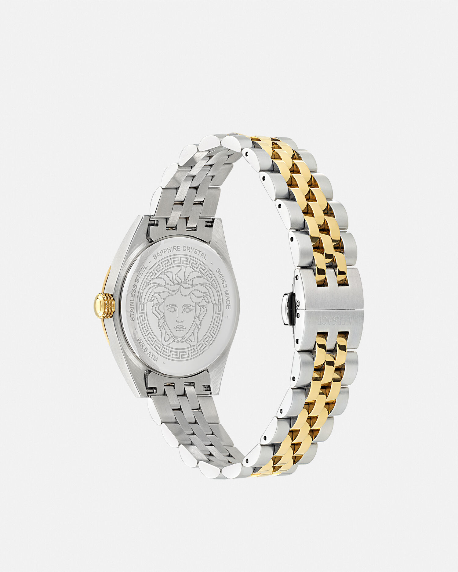 レターV コード レディ ウォッチ ゴールド,シルバー | VERSACE JP