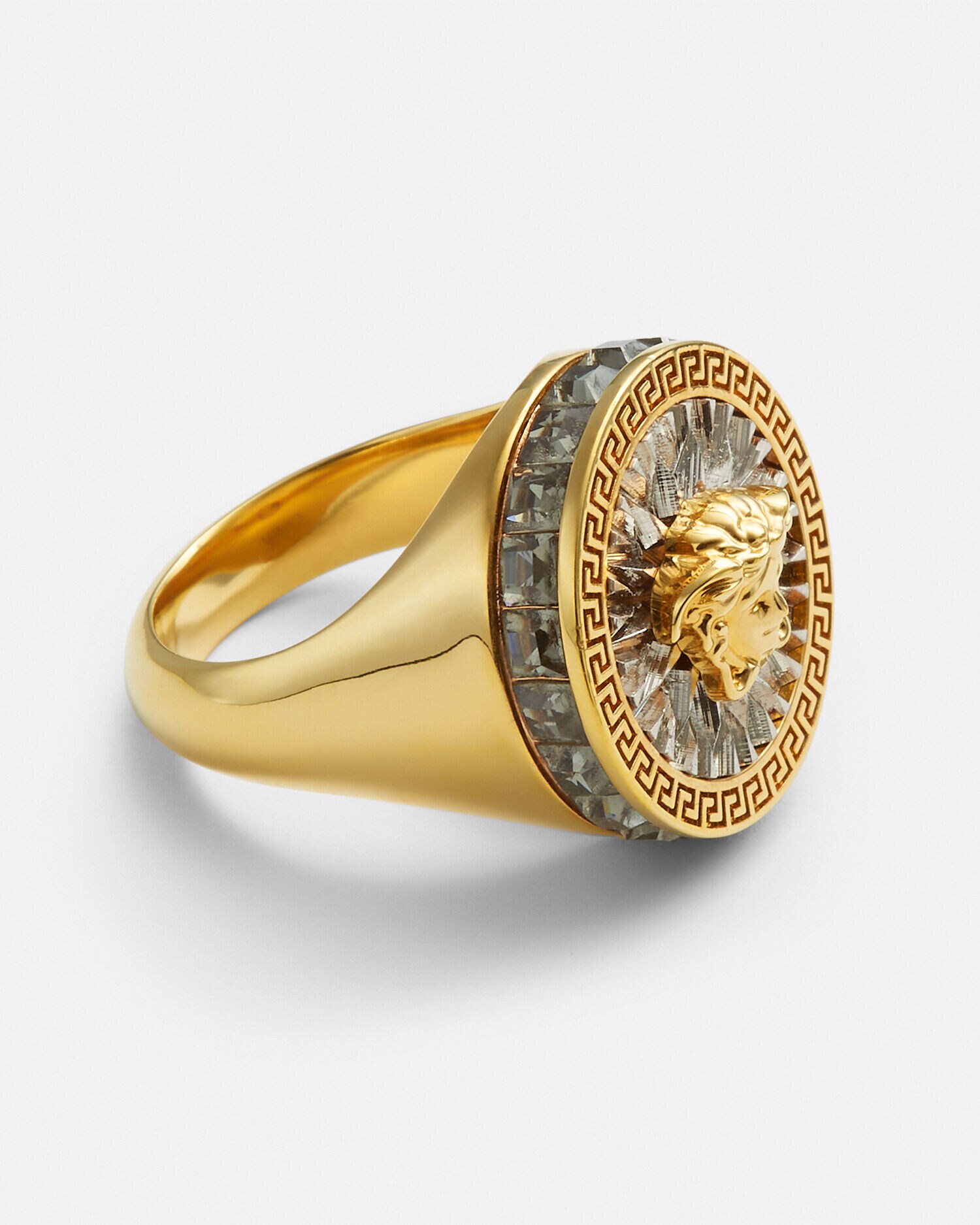 アイコン クリスタル リング ゴールド | VERSACE JP