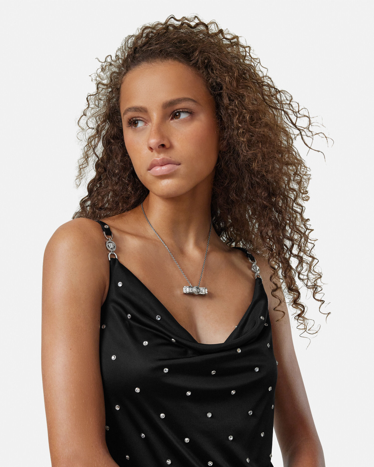 ジャンニ リボン クリスタル ネックレス | VERSACE JP