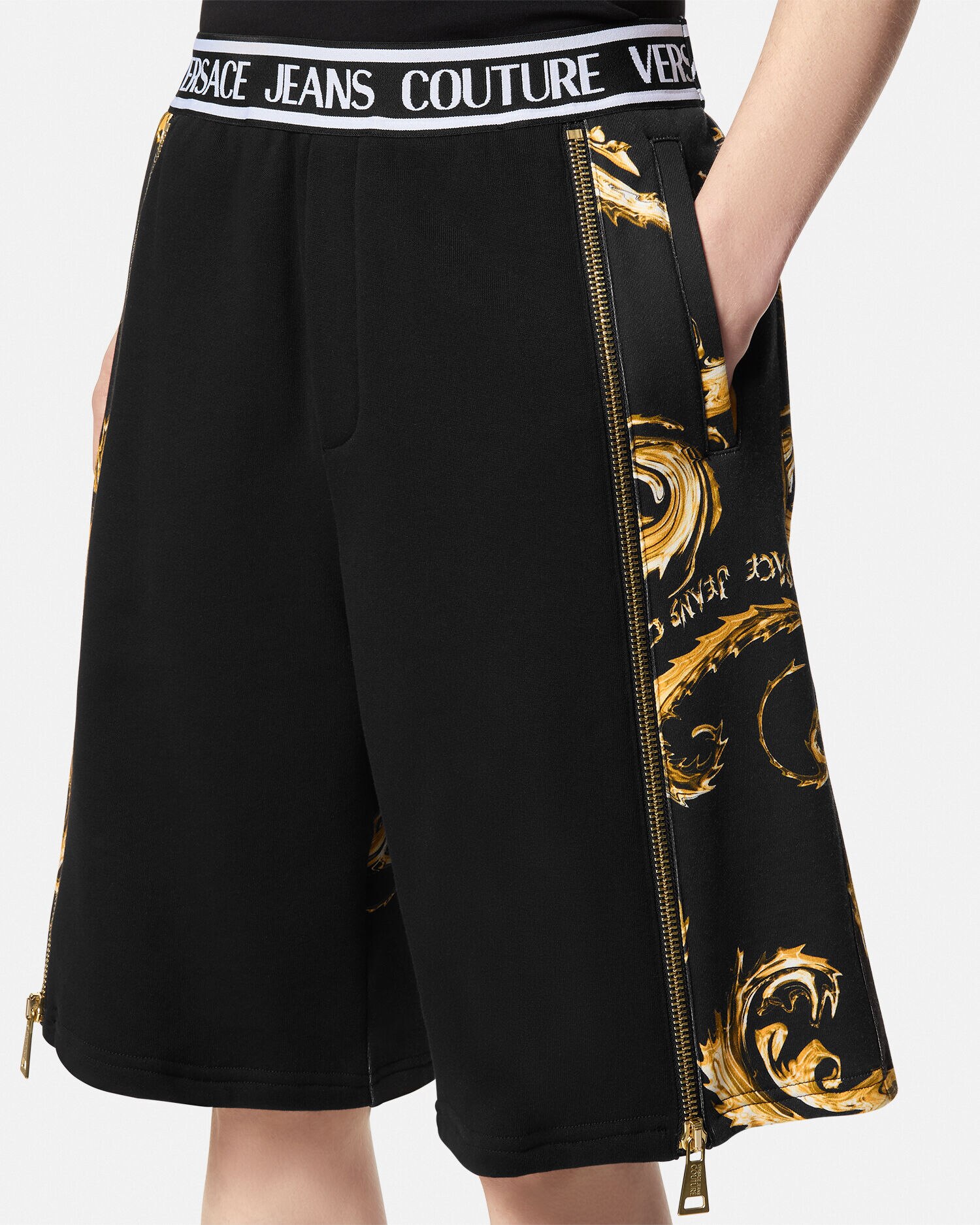 スウェット ショートパンツ クロモ クチュール | VERSACE JP