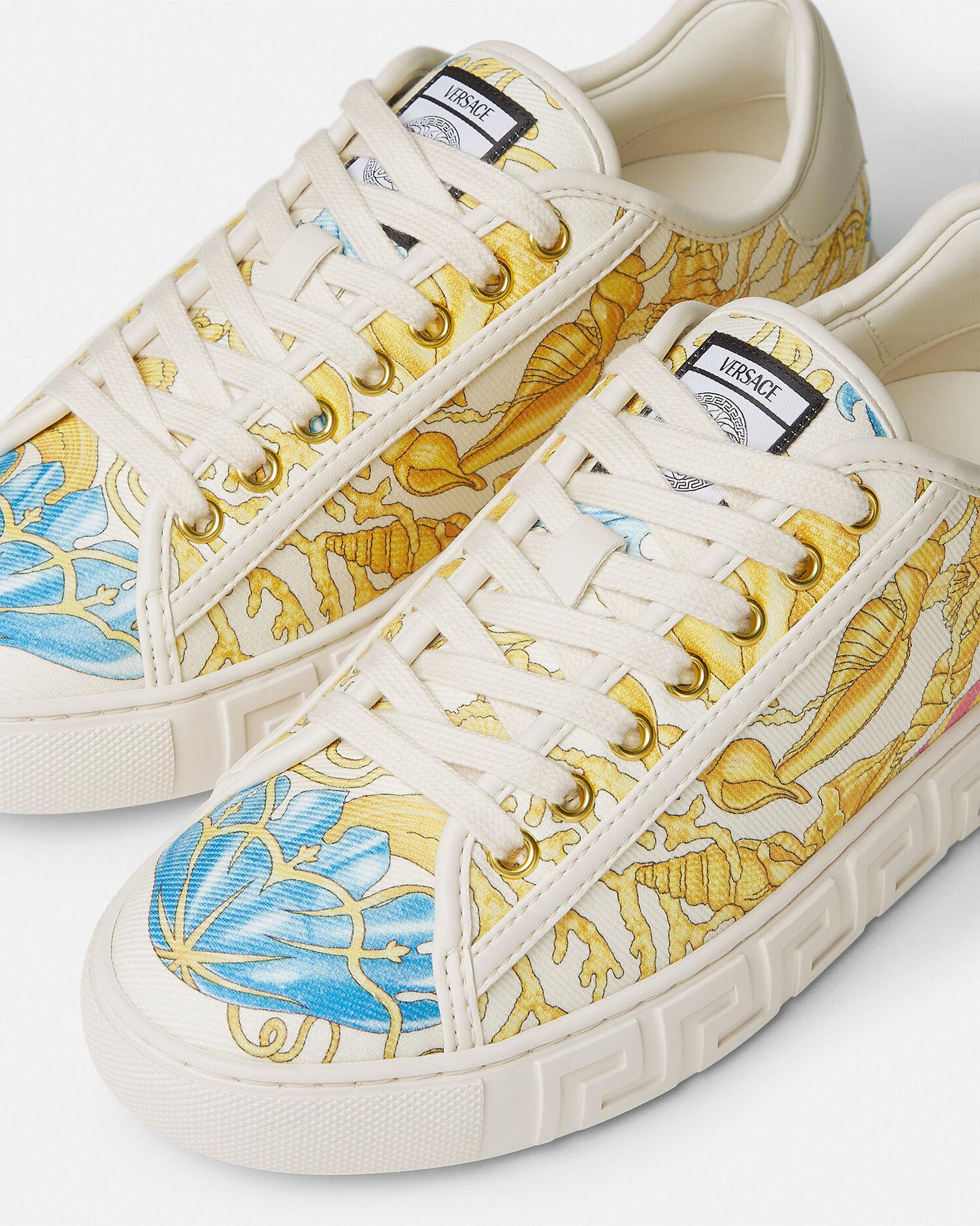 VERSACE☆アンダーウォーター・バロッコ グレカ スニーカー アンダーウォーター バロッコ グレカ スニーカー マルチカラー