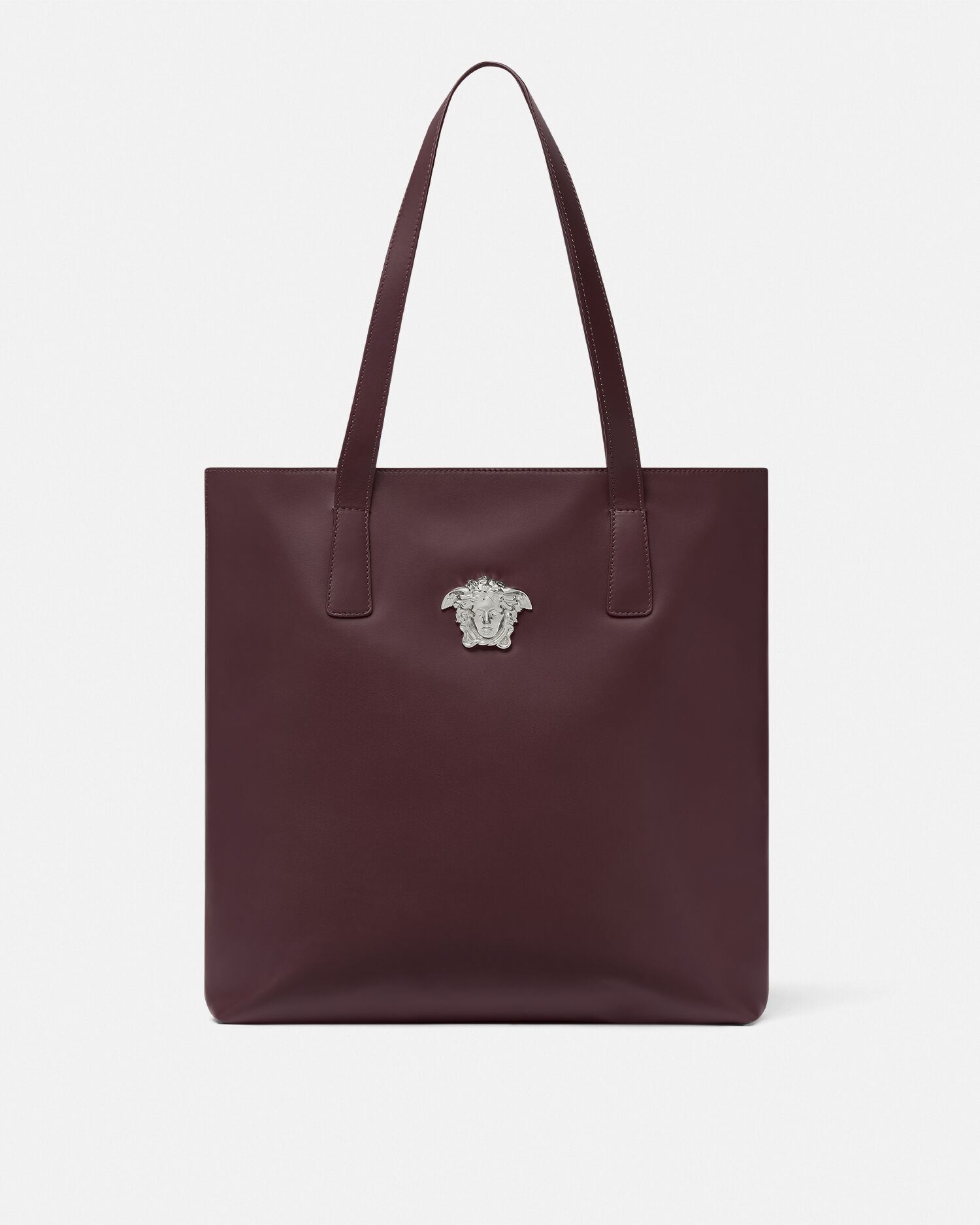 ラ メドゥーサ レザー トート バーガンディ | VERSACE JP