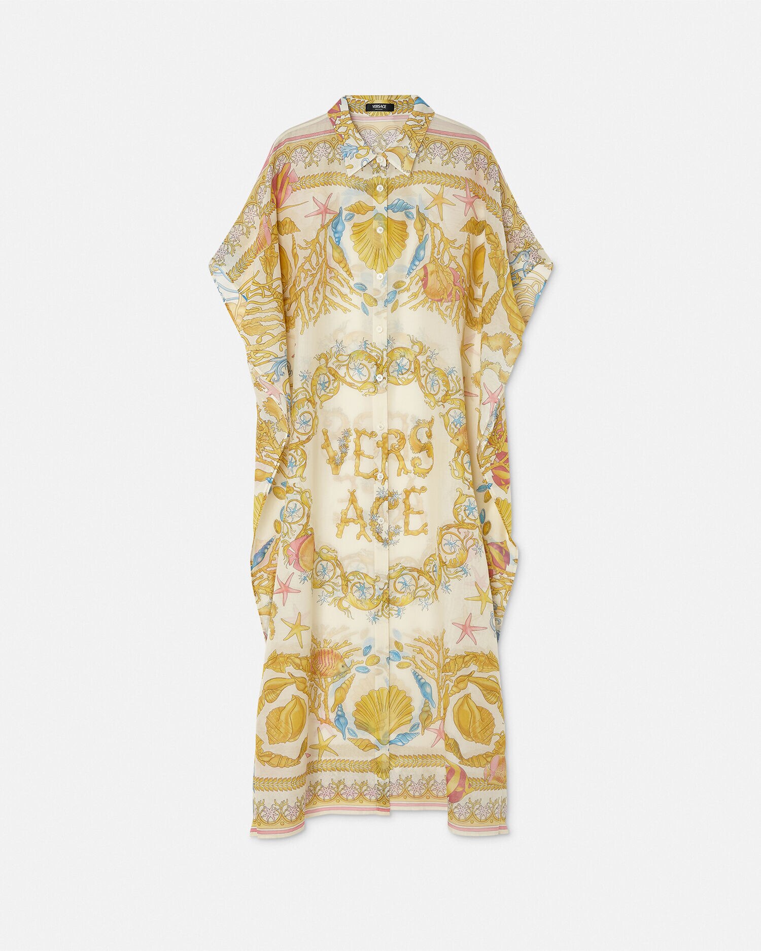 ♯227 VERSACE ヴェルサーチバロック柄タイトワンピース イタリア製