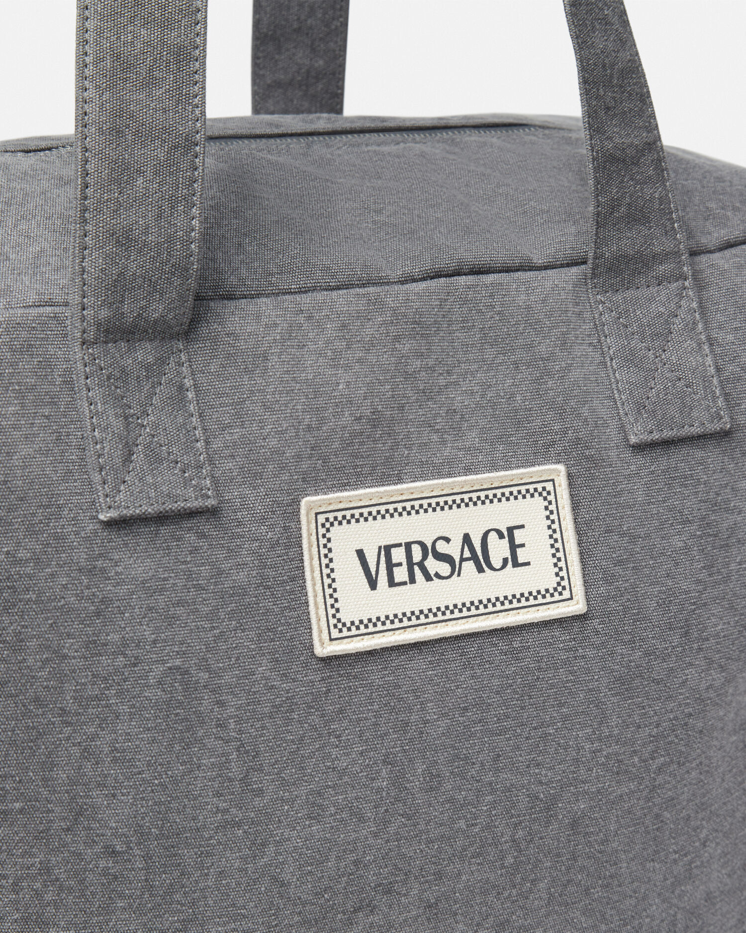 【VERSACE】ベビー チェンジング バッグ '90S ヴィンテージ ロゴ ベビー チェンジング バッグ '90s ヴィンテージ ロゴ グレー