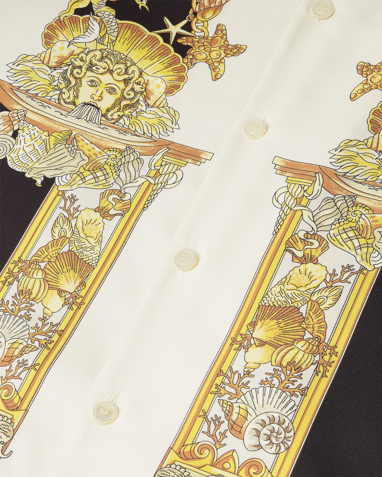 関税込 VERSACE/シルク シャツ コーラル シアター ホワイト シルク シャツ コーラル シアター ホワイト,プリント | VERSACE JP