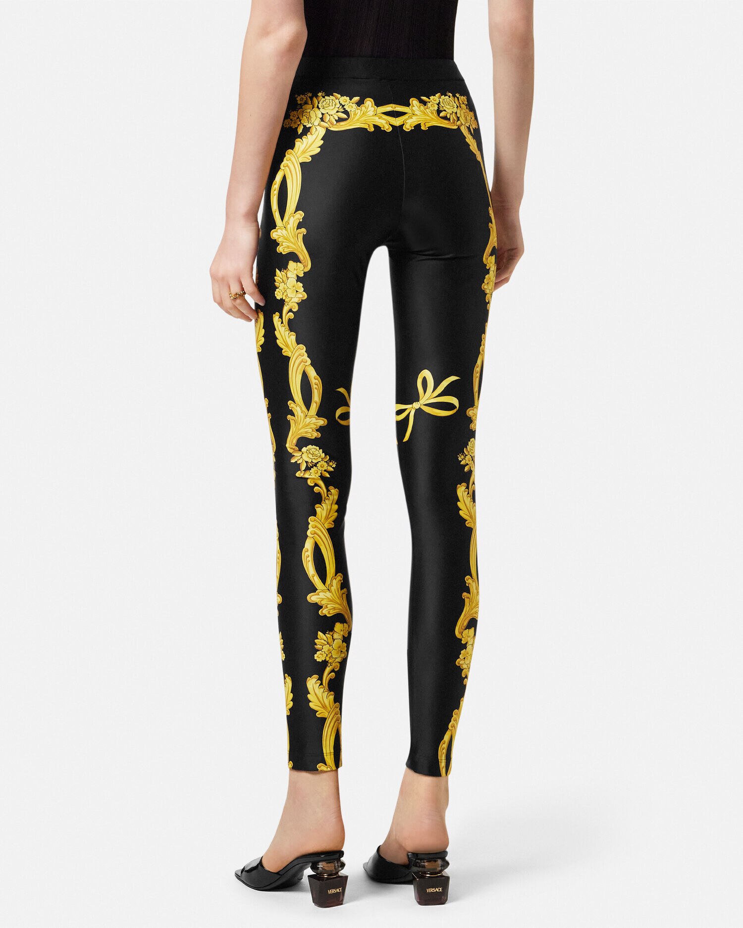 Versace 2019 ランウェイ レギンス 名作（ヴェルサーチェ プレ