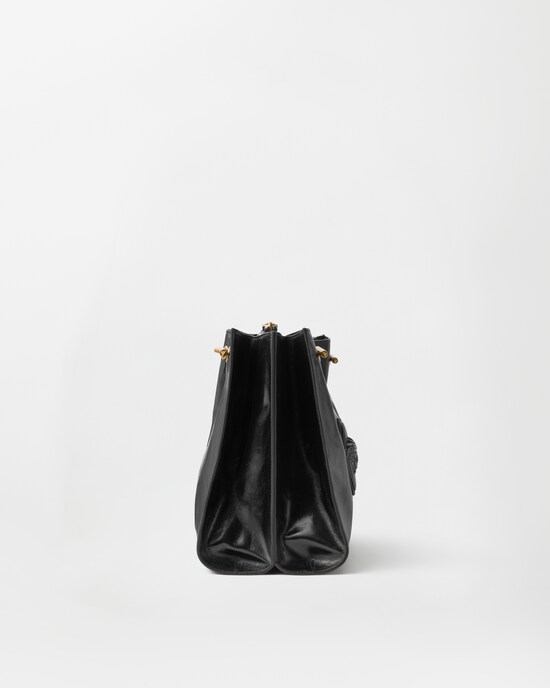 キャビヌ レザー ショルダー バッグ ブラック 2