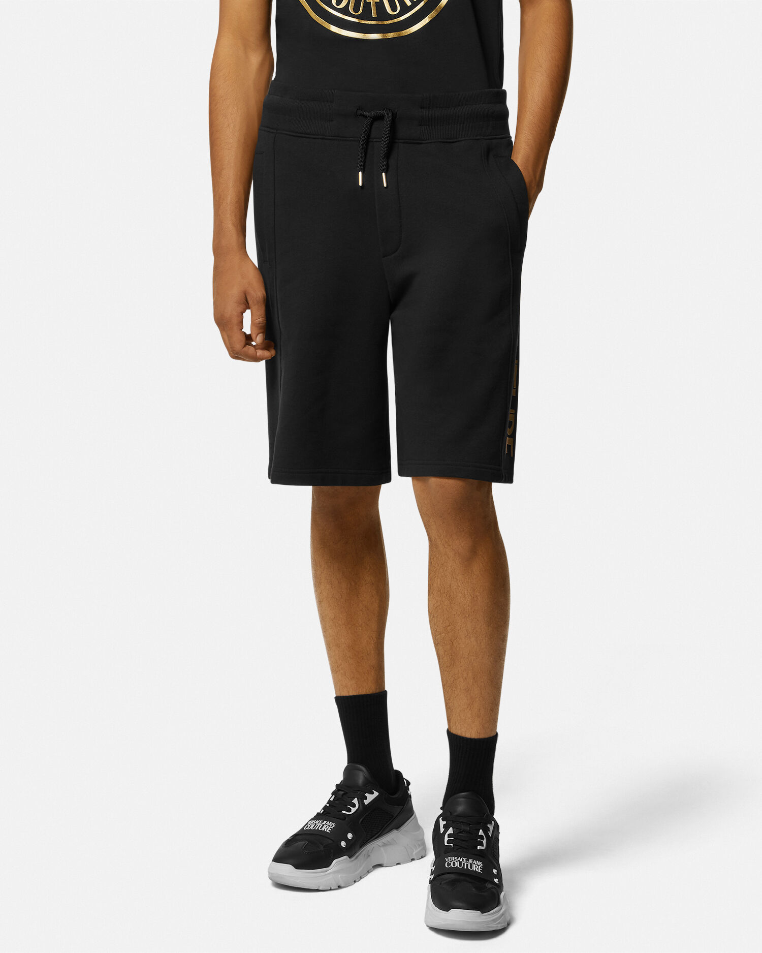 ロゴ スウェット ショートパンツ | VERSACE JP
