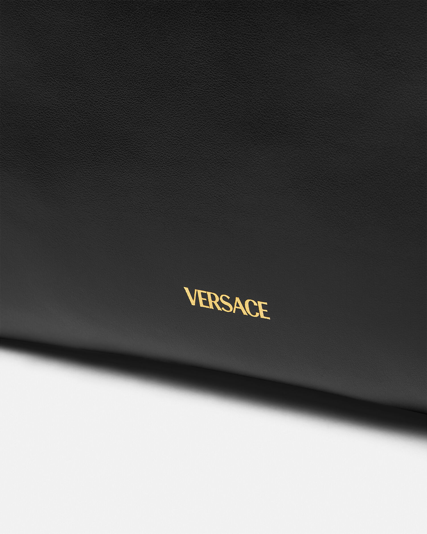 ヴェルサーチ VERSACE トートバッグ メデューサロゴ ブラック VERSACE ヴェルサーチェ LA MEDUSA レザー トートバッグ *BLACK