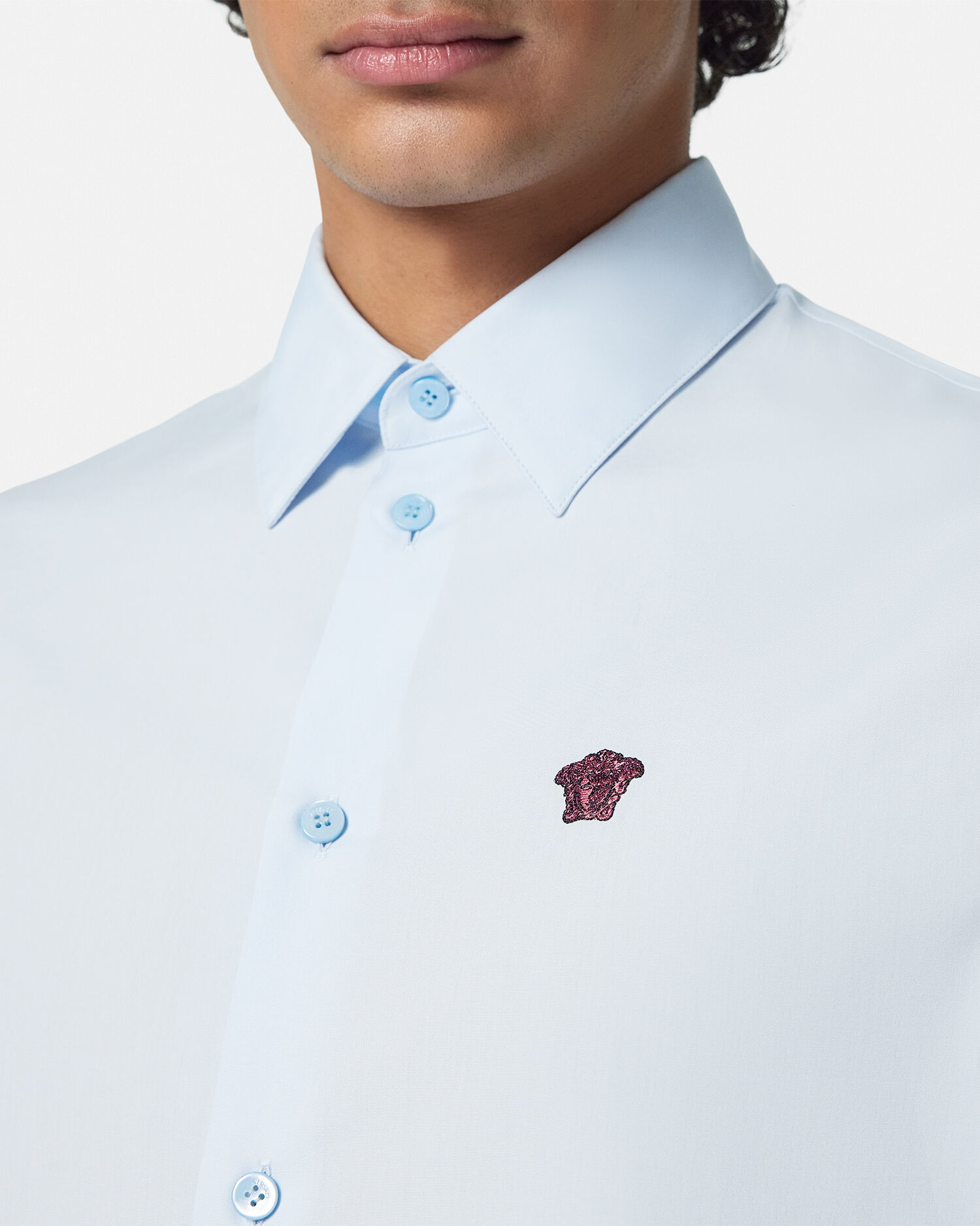 刺繍入り シャツ メドゥーサ | VERSACE JP