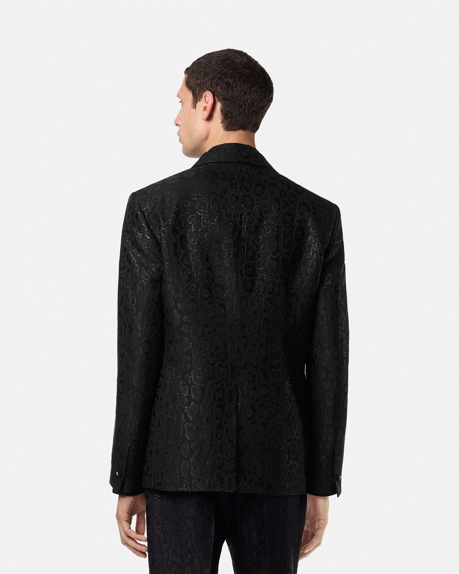 ジャカード シングルブレスト ブレザー レオパード | VERSACE JP