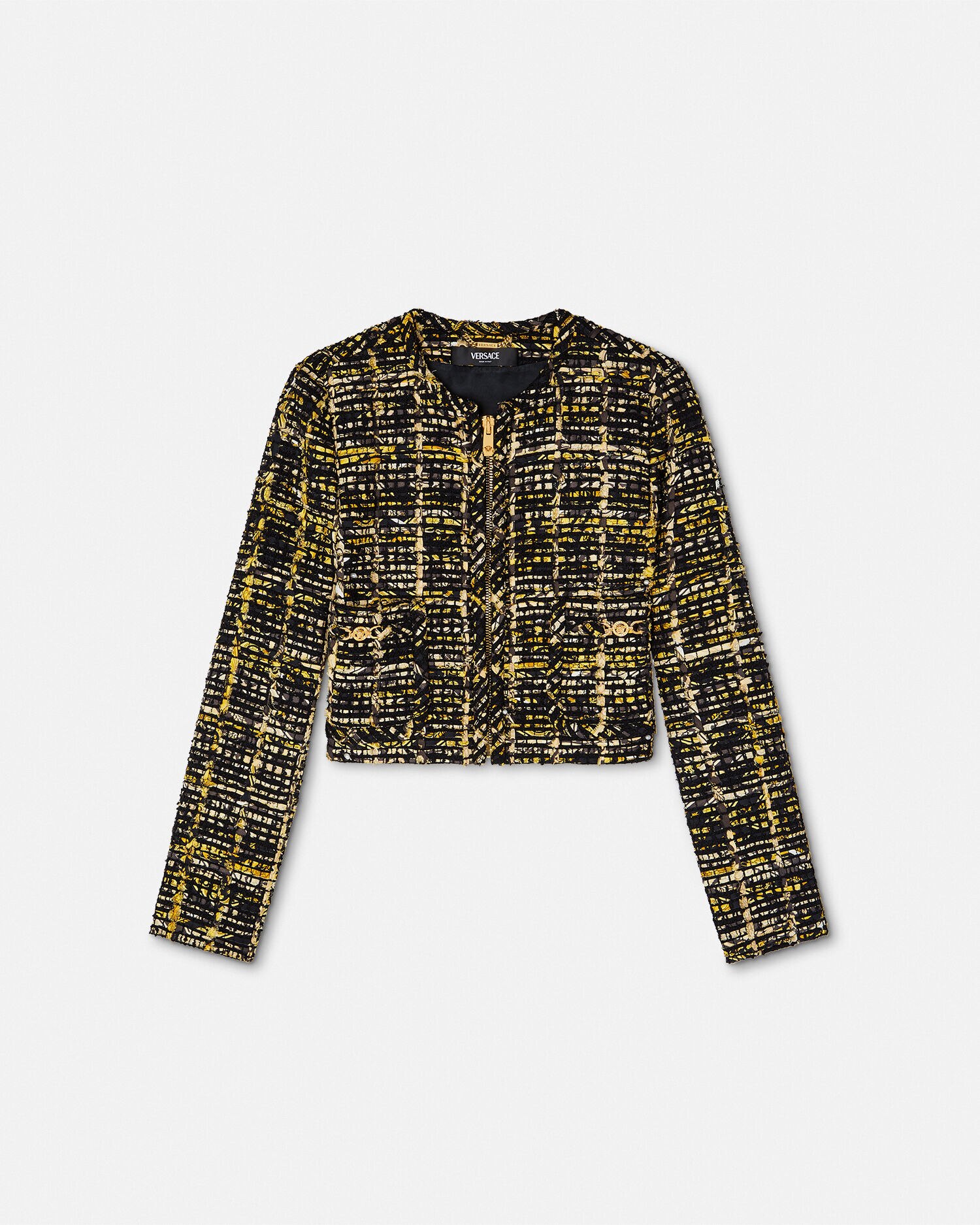 【VERSACE】BIG Sale★ツイード カーディガン ジャケット ツイード カーディガン ジャケット | VERSACE JP