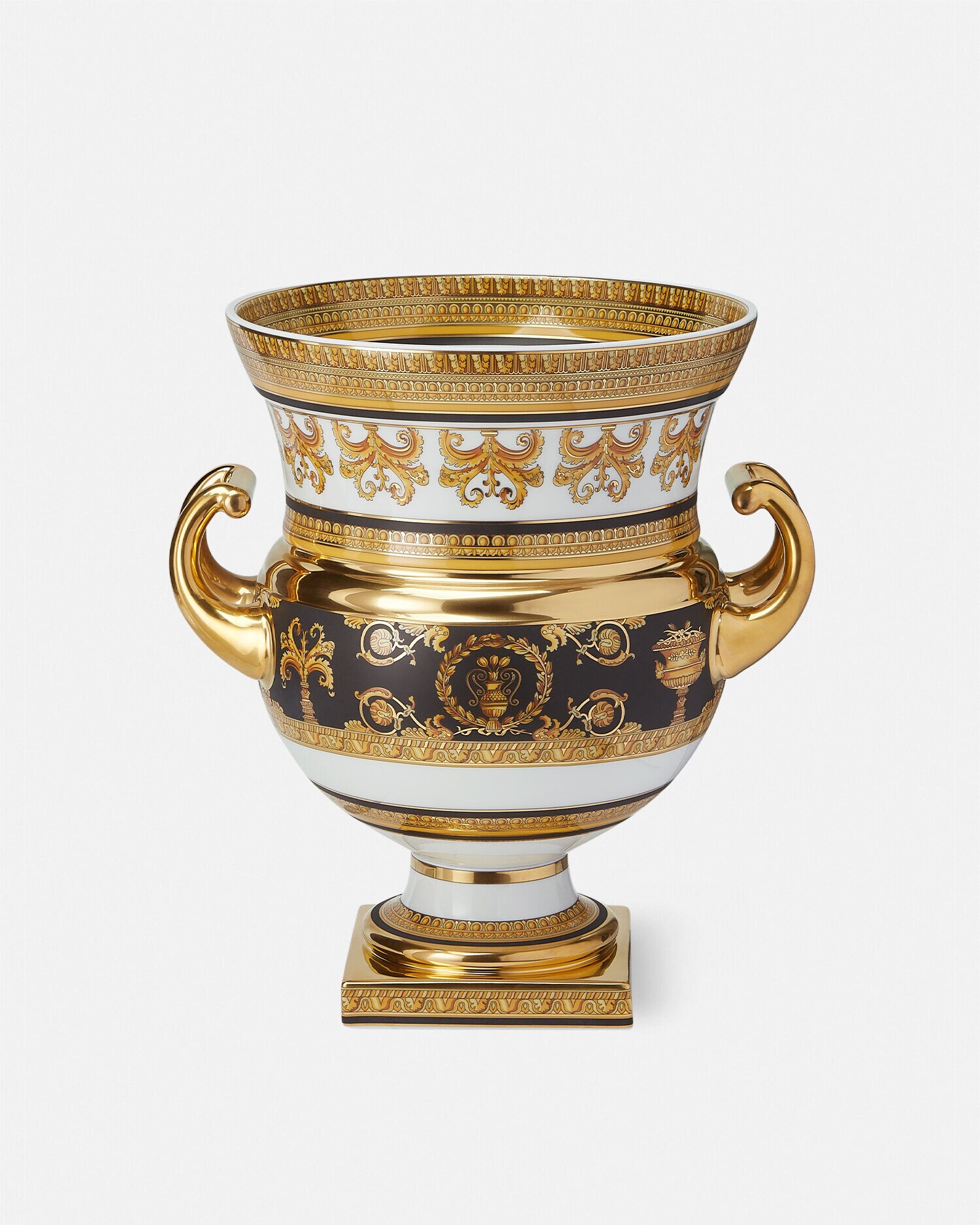 I ♡ バロック アンフォラ 24.4 cm ホワイト,ゴールド | VERSACE JP