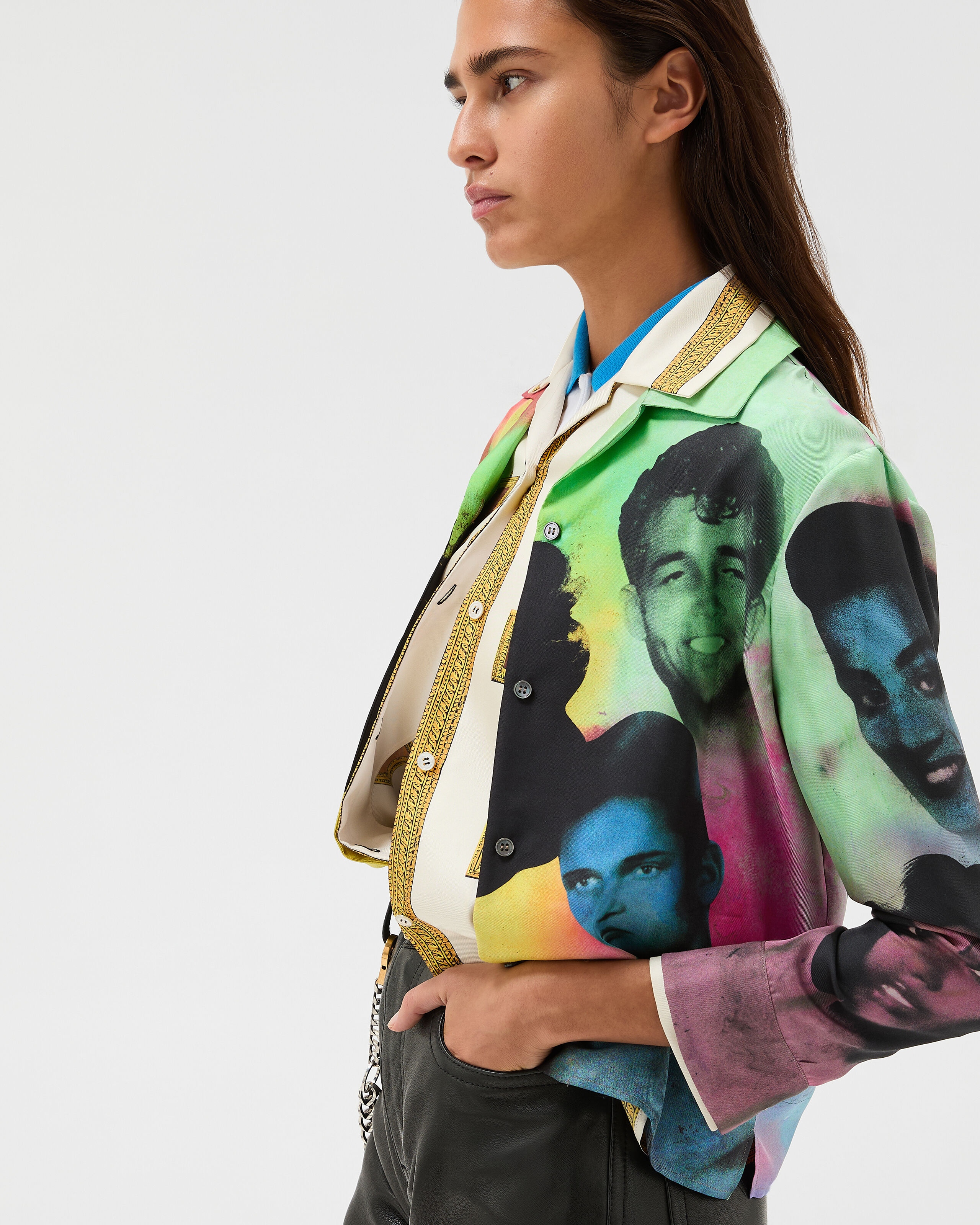 プリント シルク ツイル シャツ | VERSACE JP