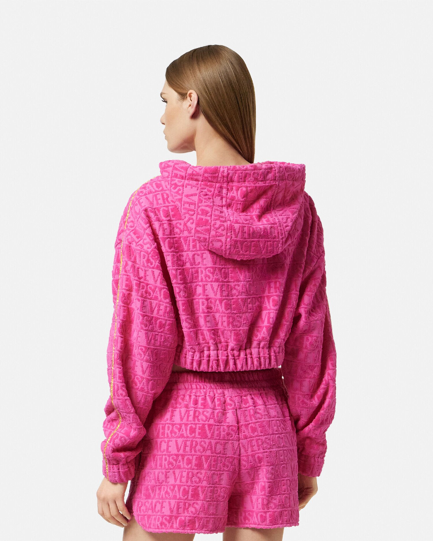 クロップ フーディ I ♡ バロック | VERSACE JP