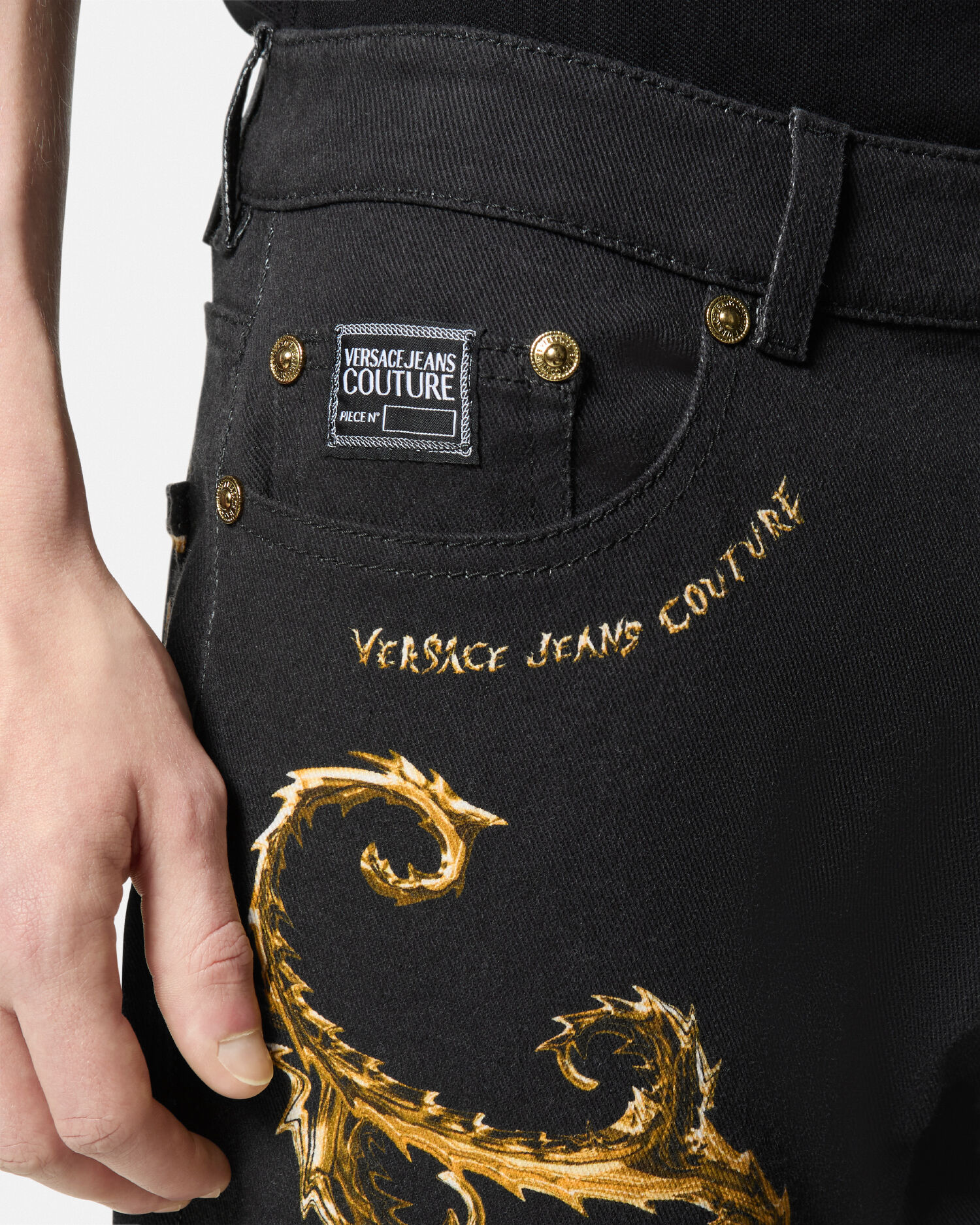 スリムフィット ジーンズ クロモ クチュール | VERSACE JP