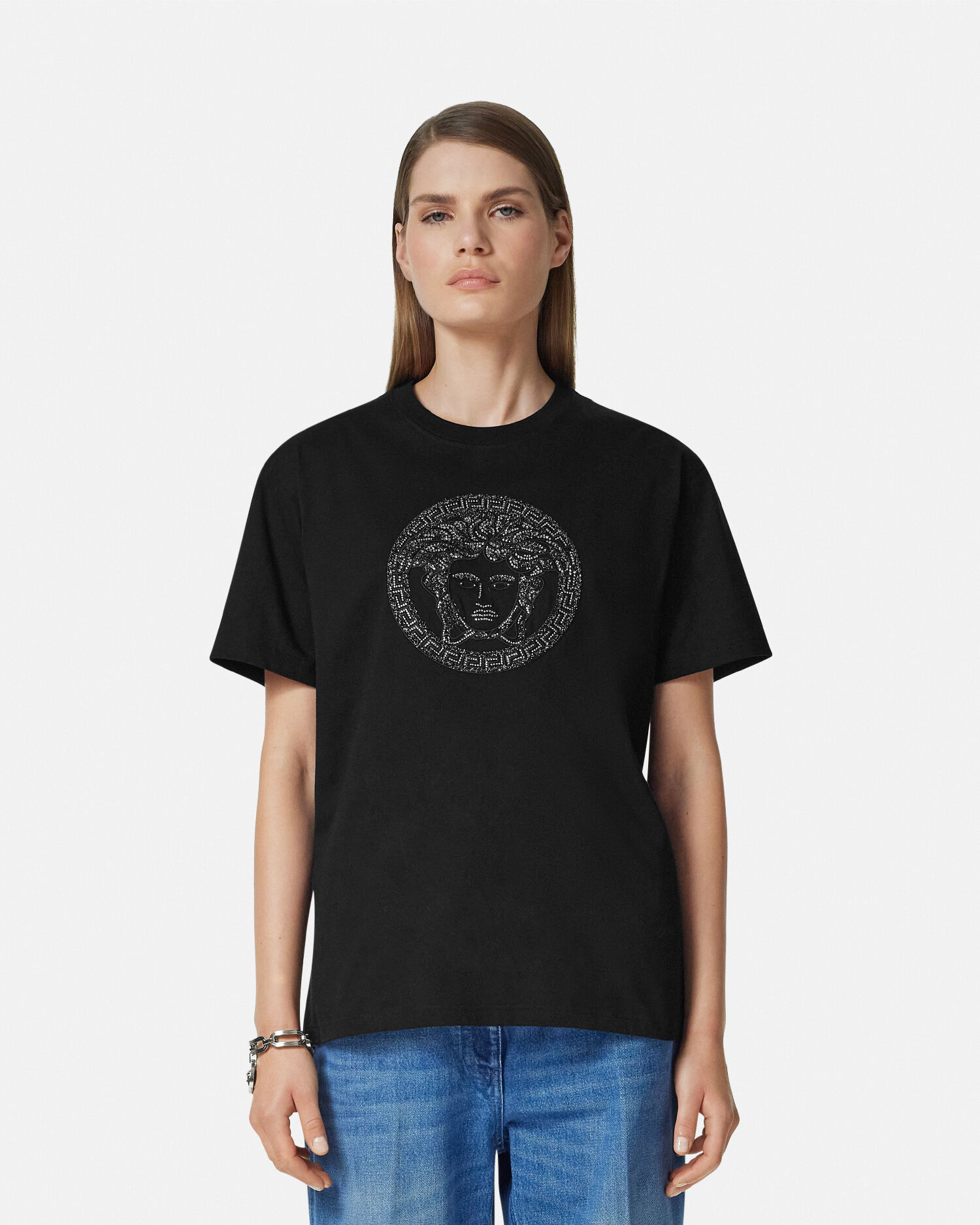 刺繍 Tシャツ メドゥーサ | VERSACE JP