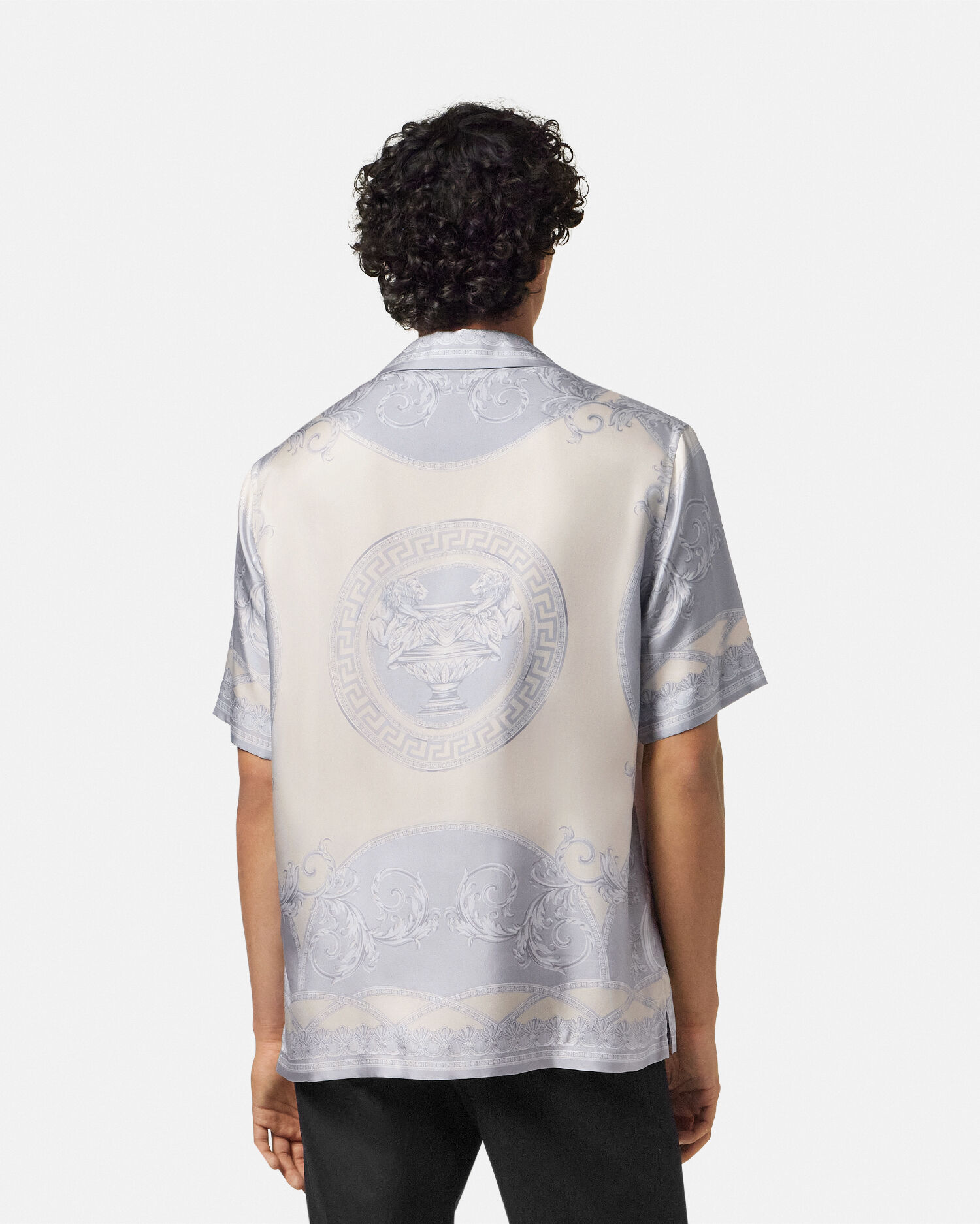 ラ クープ デ デュー シルク シャツ プリント | VERSACE JP