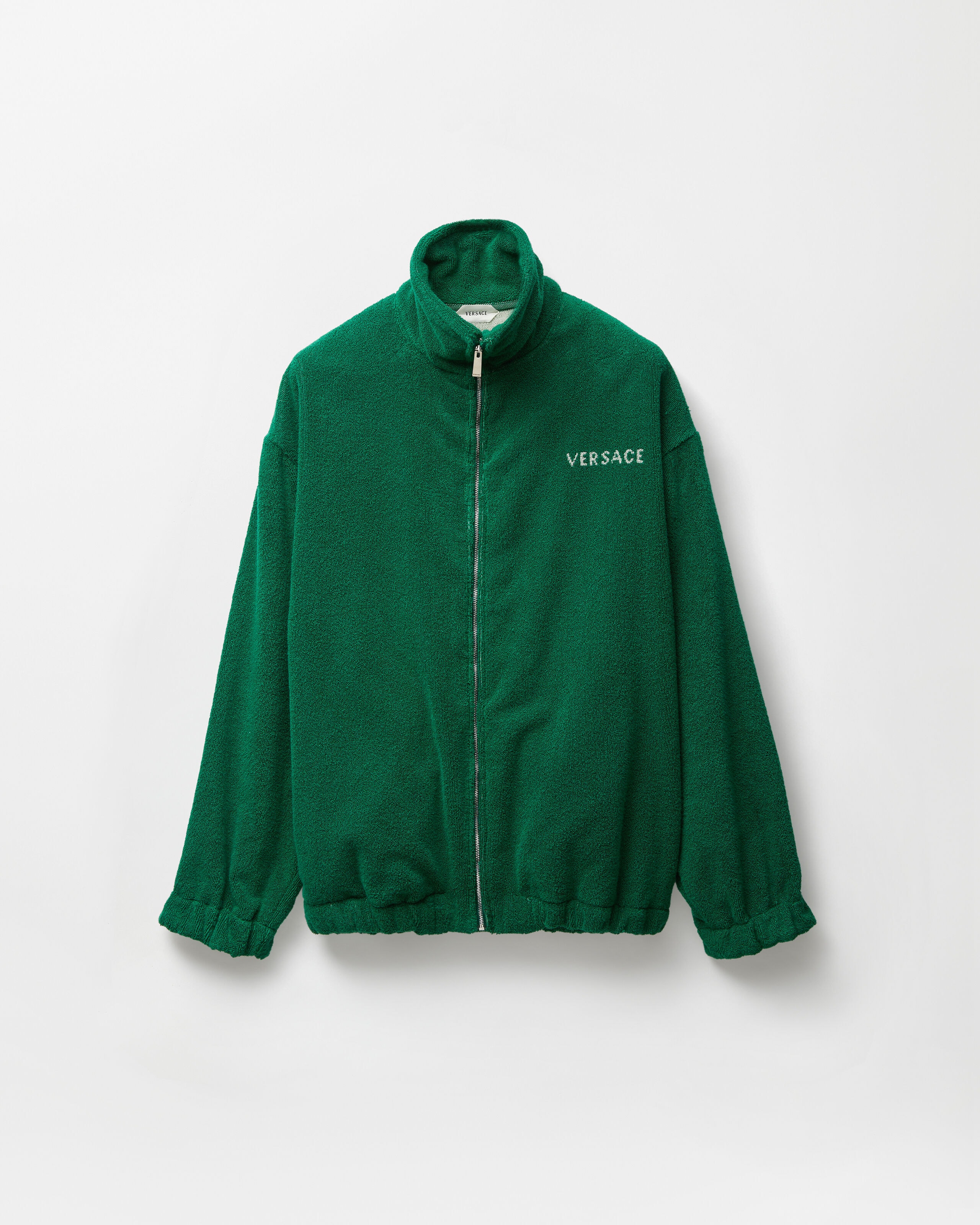 VERSACE】シルバー バロック ジャカード フーディ 【公式通販】