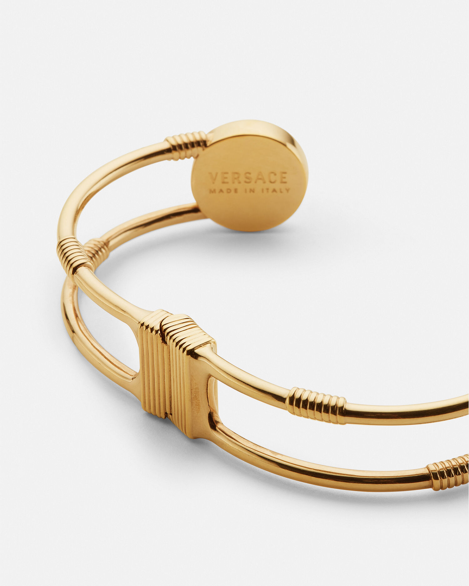 【激安通販 オンラインショップ】 セーフティー ピン ブレスレット ゴールド | VERSACE JP アクセサリー