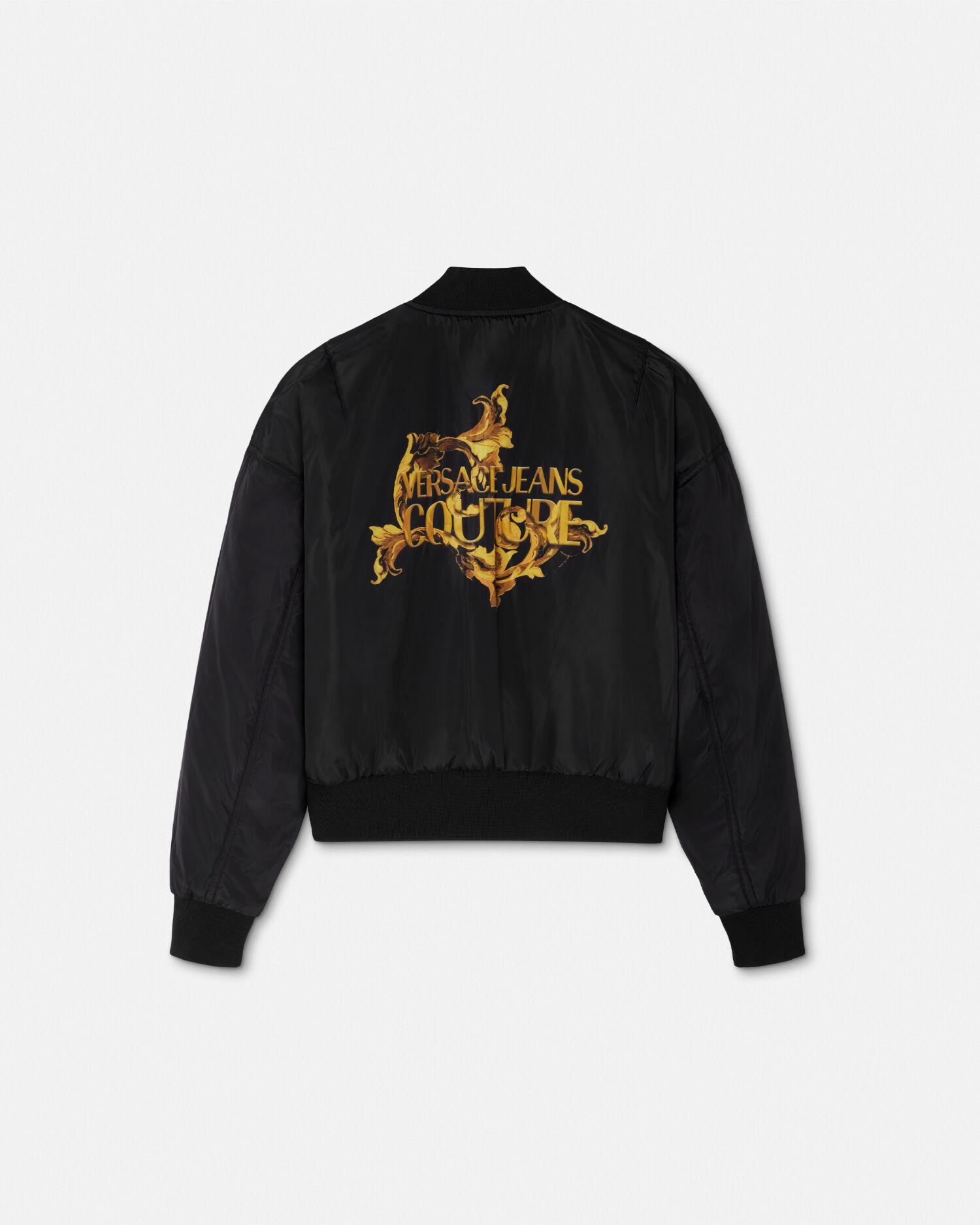 Ｖersce SILK バロッコ ブルゾン 48 GIANNI VERSACE blue silk shirt Barocco pattern size IT 48