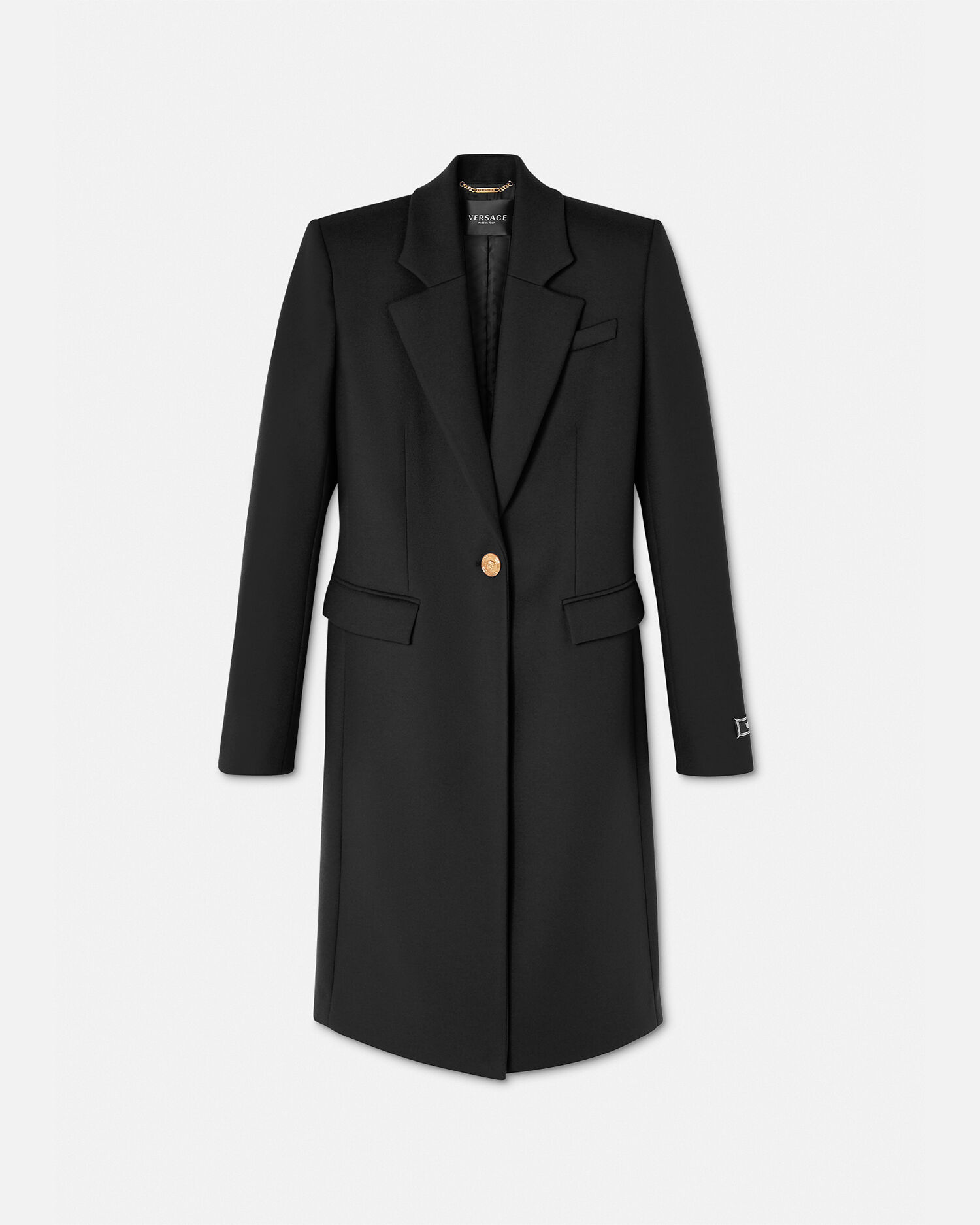 メドゥーサ ロング ウール コート - Versace レディース | オンライン