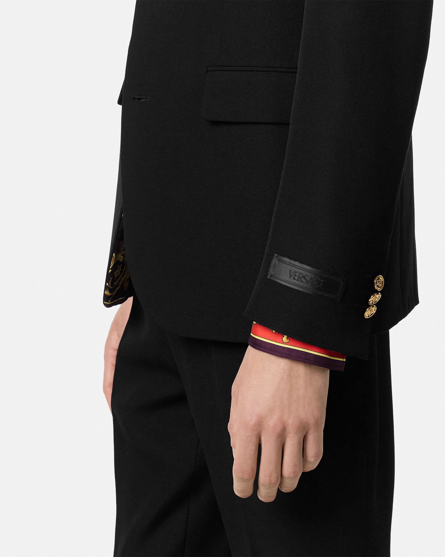 ウール シングルブレスト ブレザー | VERSACE JP