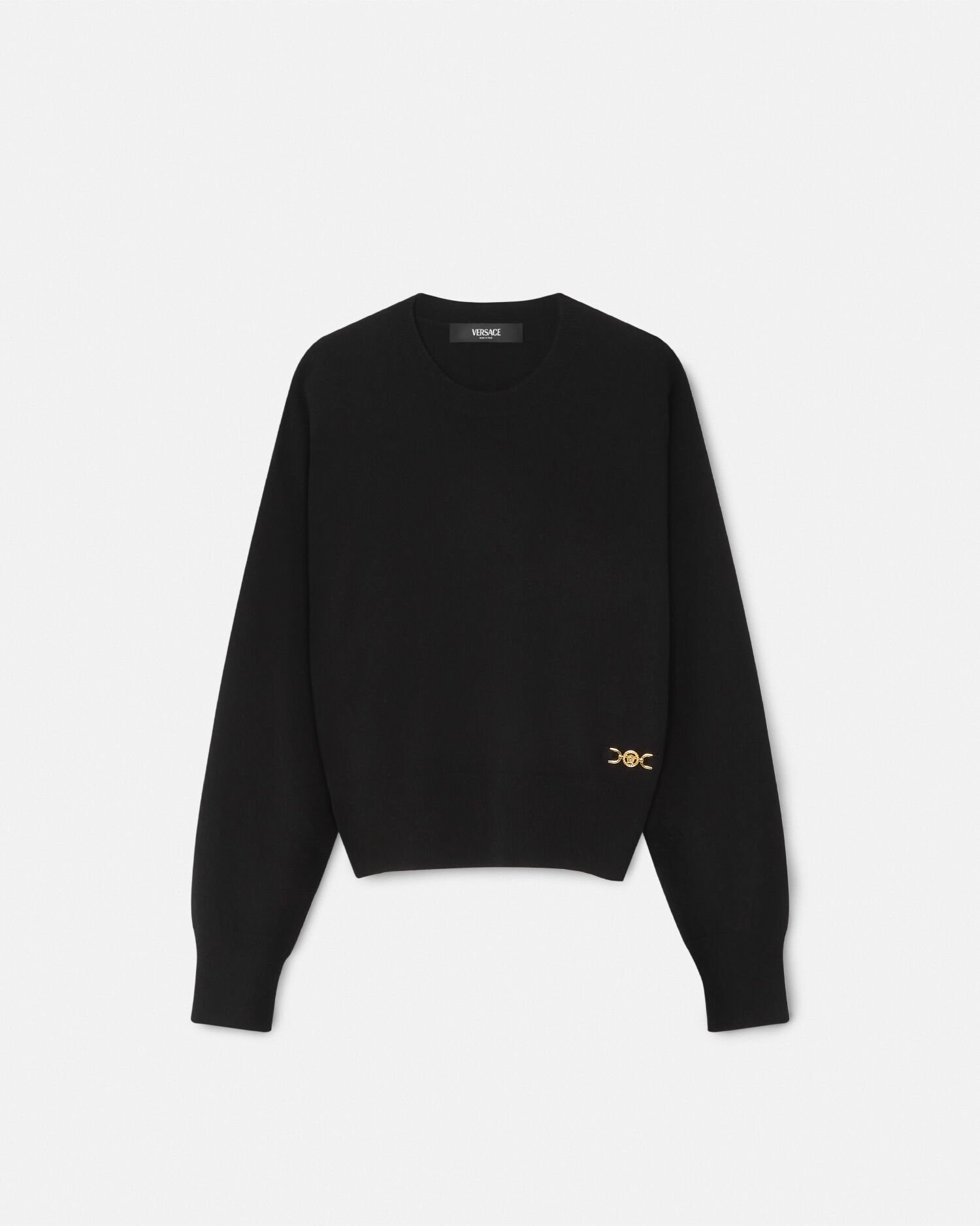 カシミヤブレンド ニット ボクシー セーター | VERSACE JP