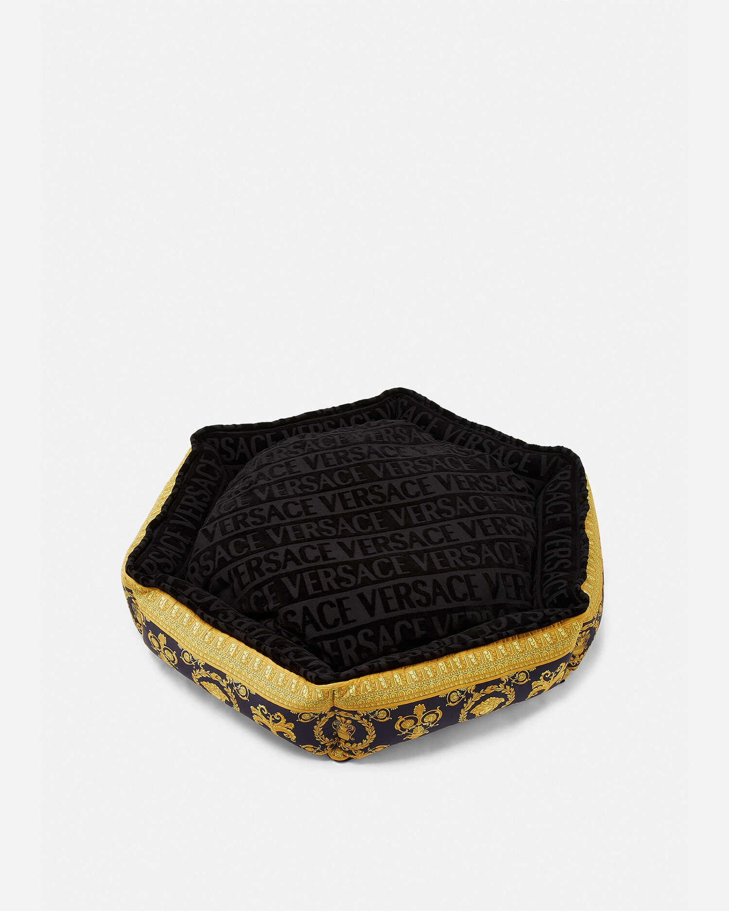 I ♡ バロック ラージ ペット ベッド ブラック | VERSACE JP